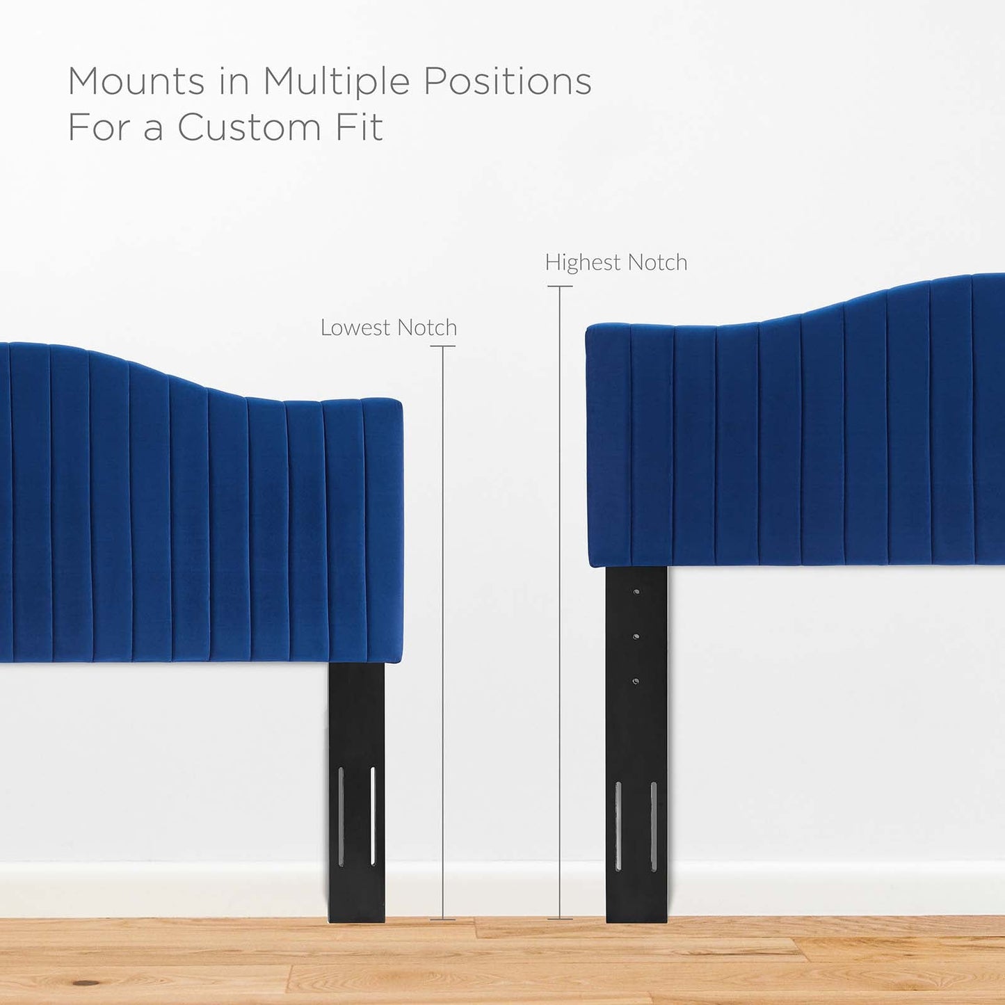 Juniper Channel Tufted Performance Velvet Twin Platform Bed by Modway