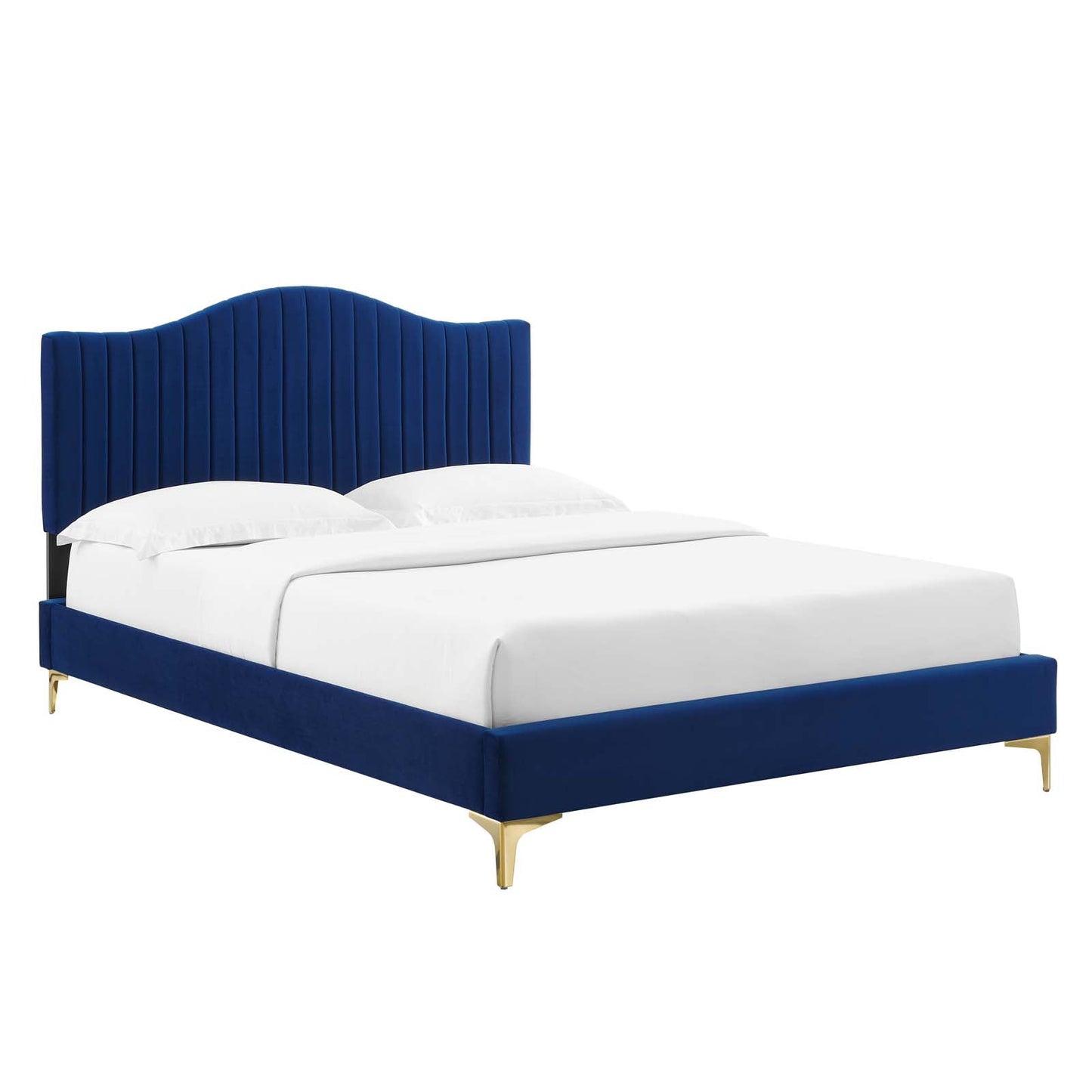 Juniper Channel Tufted Performance Velvet Full Platform Bed by Modway