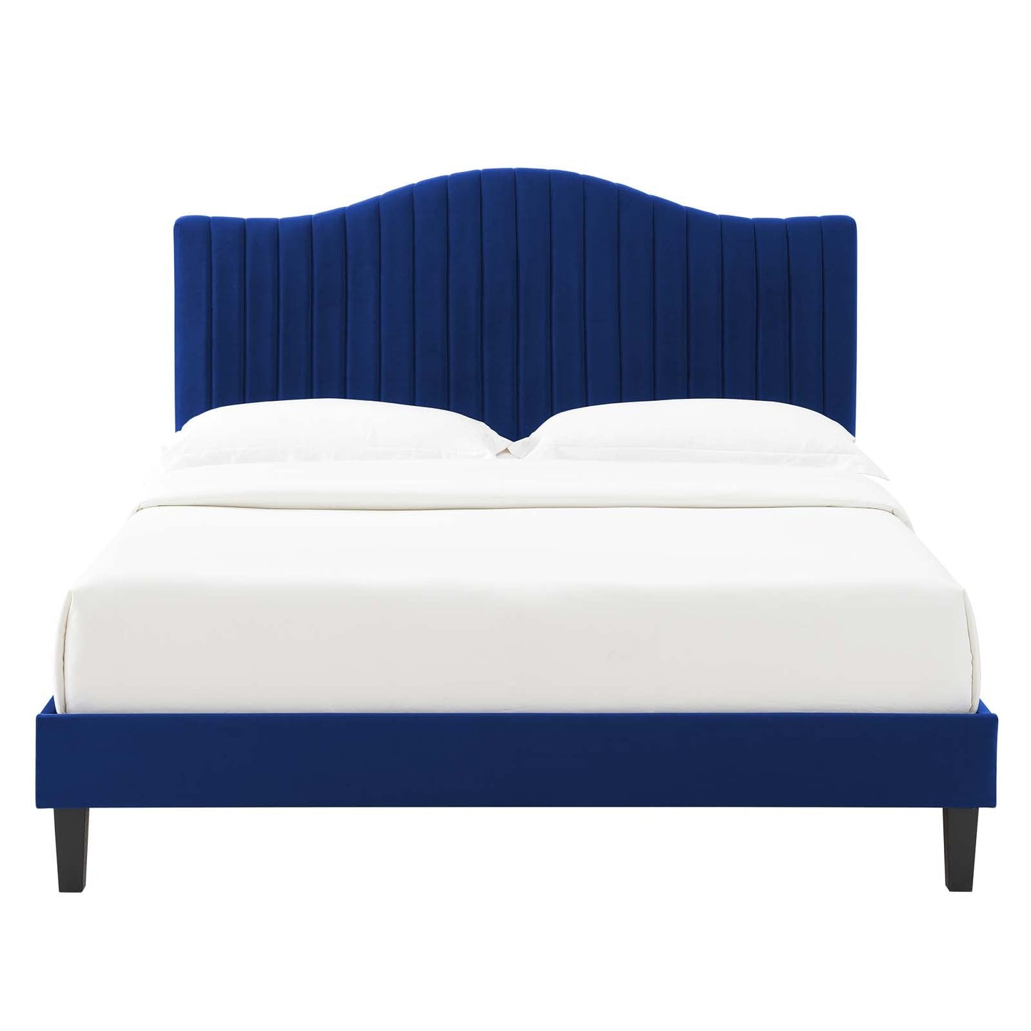 Juniper Channel Tufted Performance Velvet Full Platform Bed by Modway