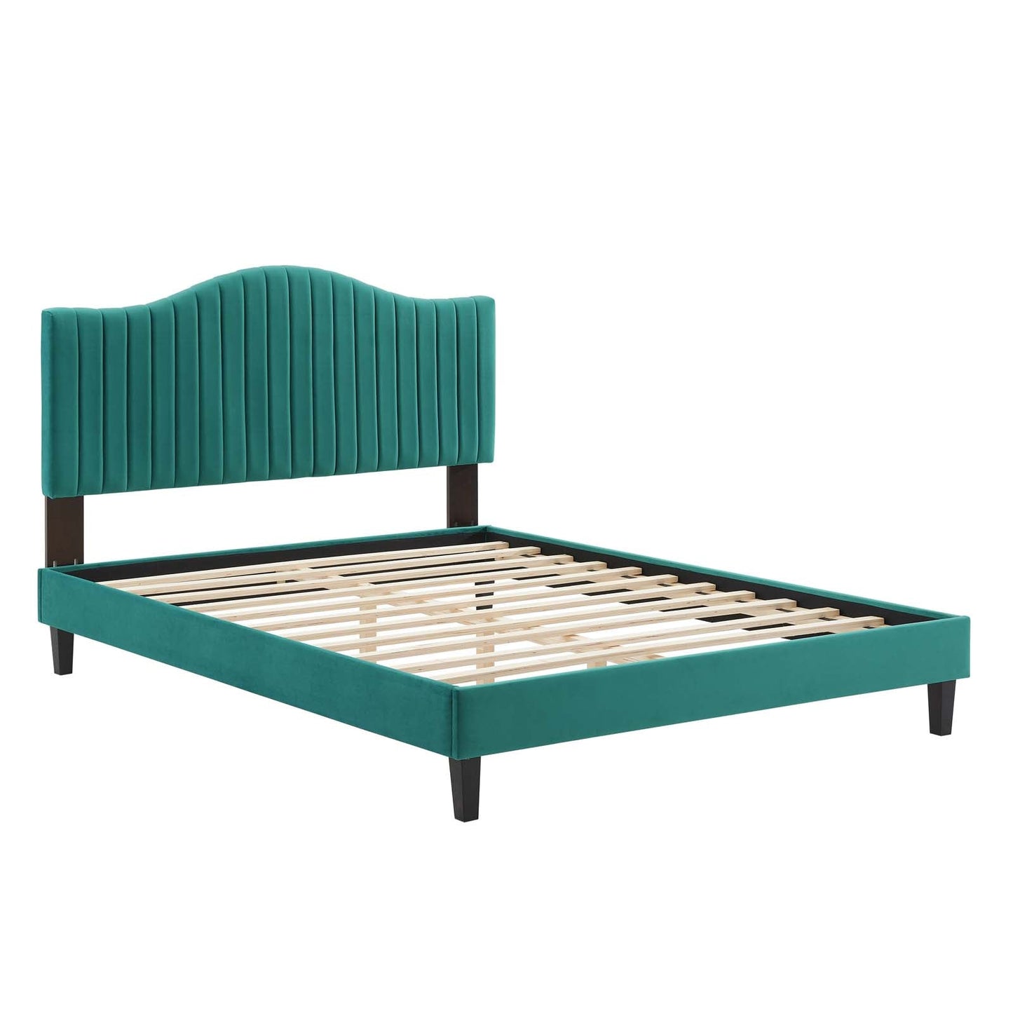 Juniper Channel Tufted Performance Velvet Full Platform Bed by Modway