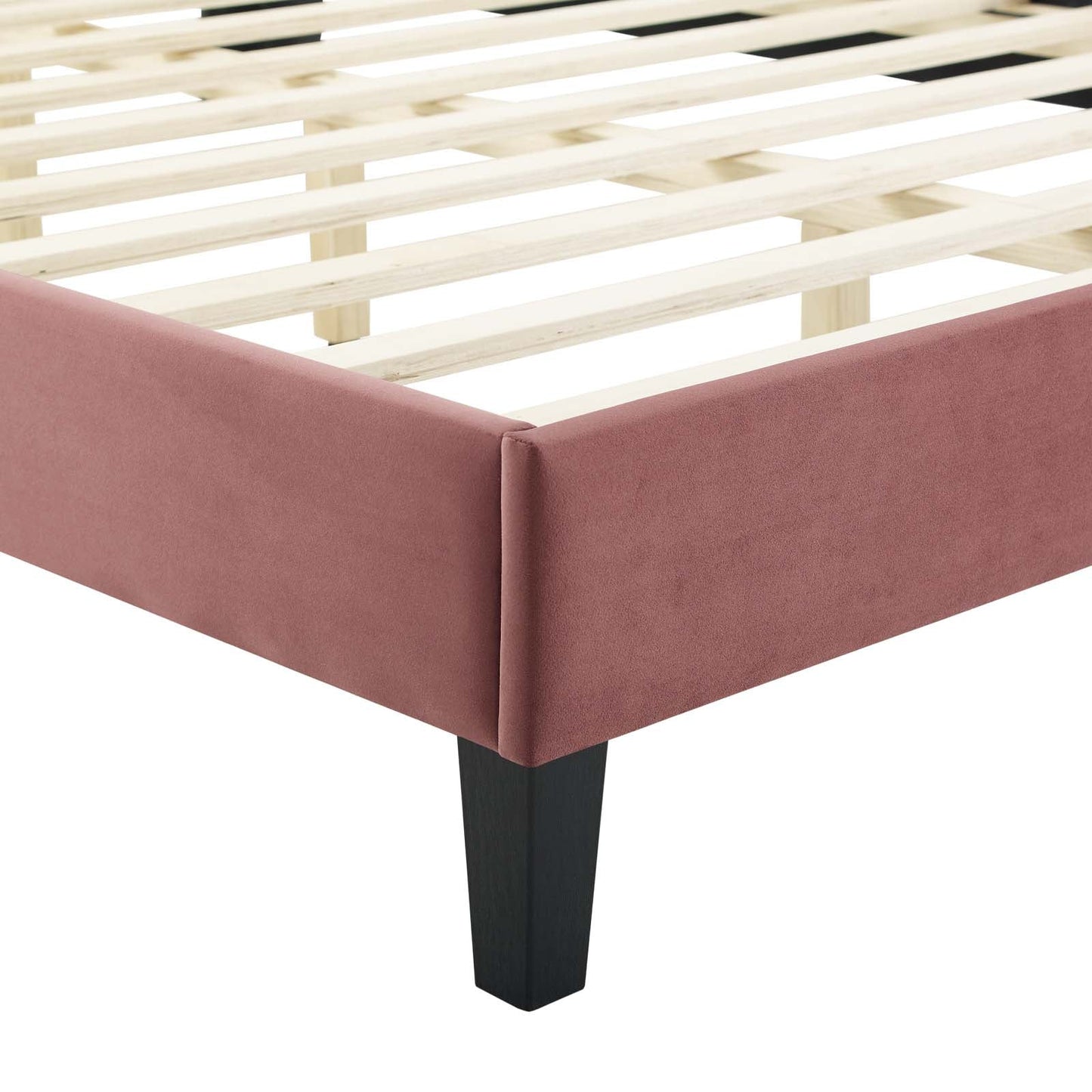 Juniper Channel Tufted Performance Velvet King Platform Bed by Modway