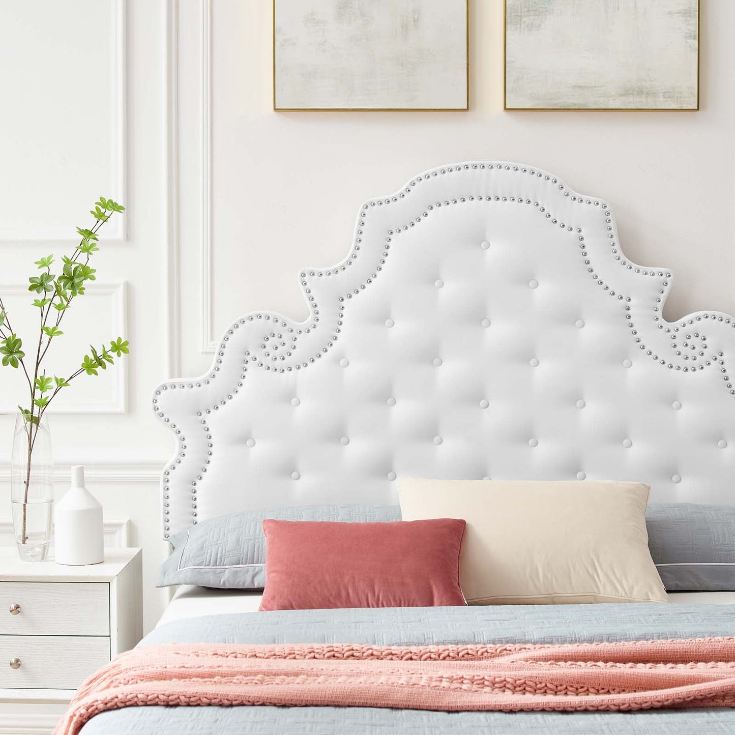 Gwyneth Tufted Performance Velvet Queen Platform Bed by Modway