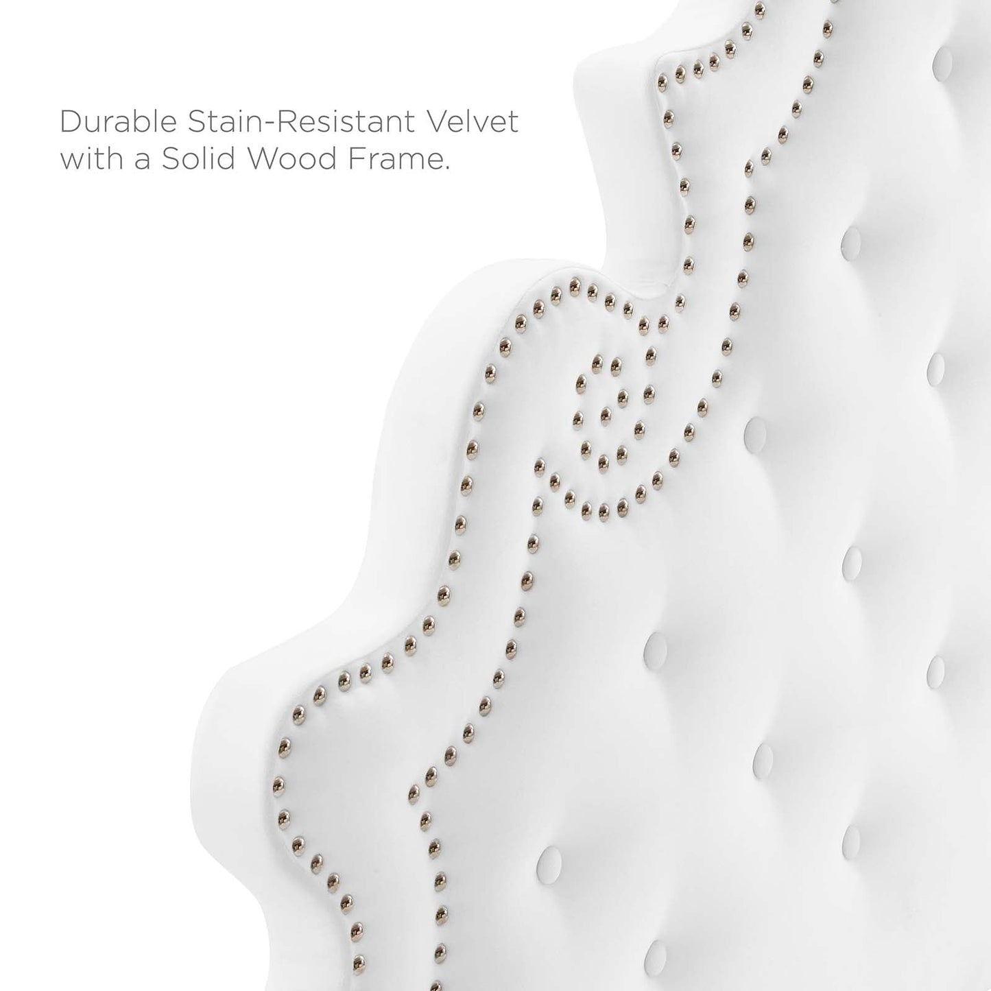 Gwyneth Tufted Performance Velvet Queen Platform Bed by Modway