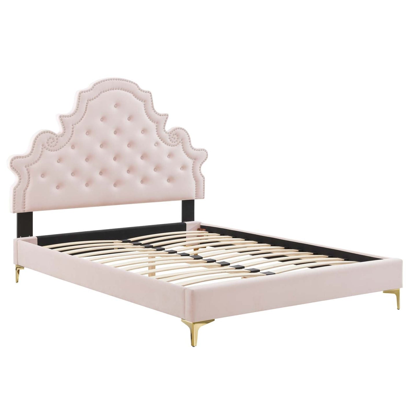 Gwyneth Tufted Performance Velvet Full Platform Bed by Modway