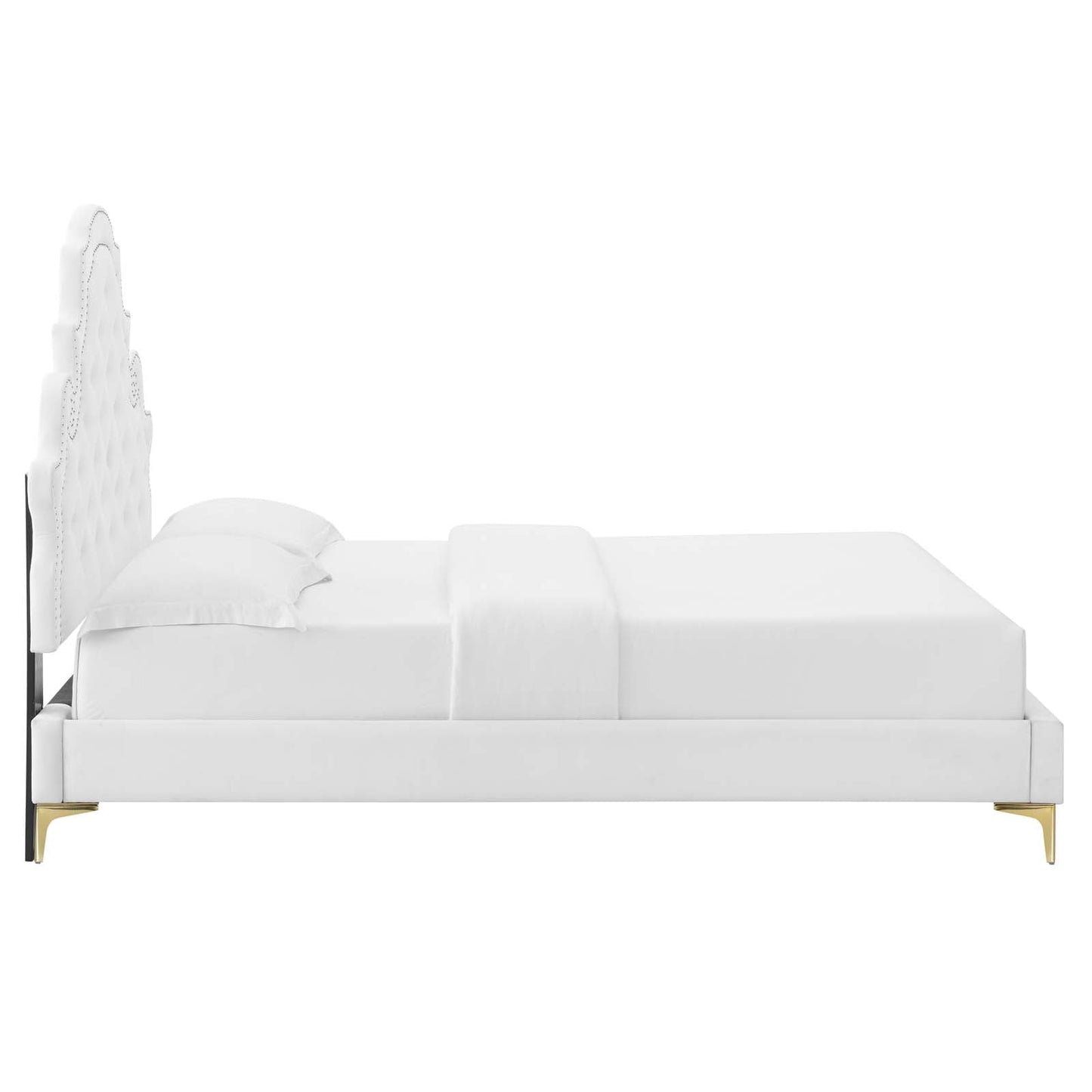Gwyneth Tufted Performance Velvet Full Platform Bed by Modway