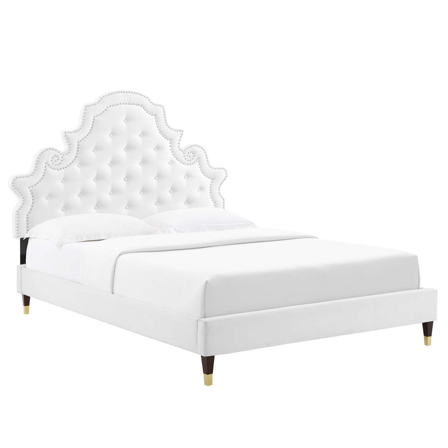 Gwyneth Tufted Performance Velvet Full Platform Bed by Modway
