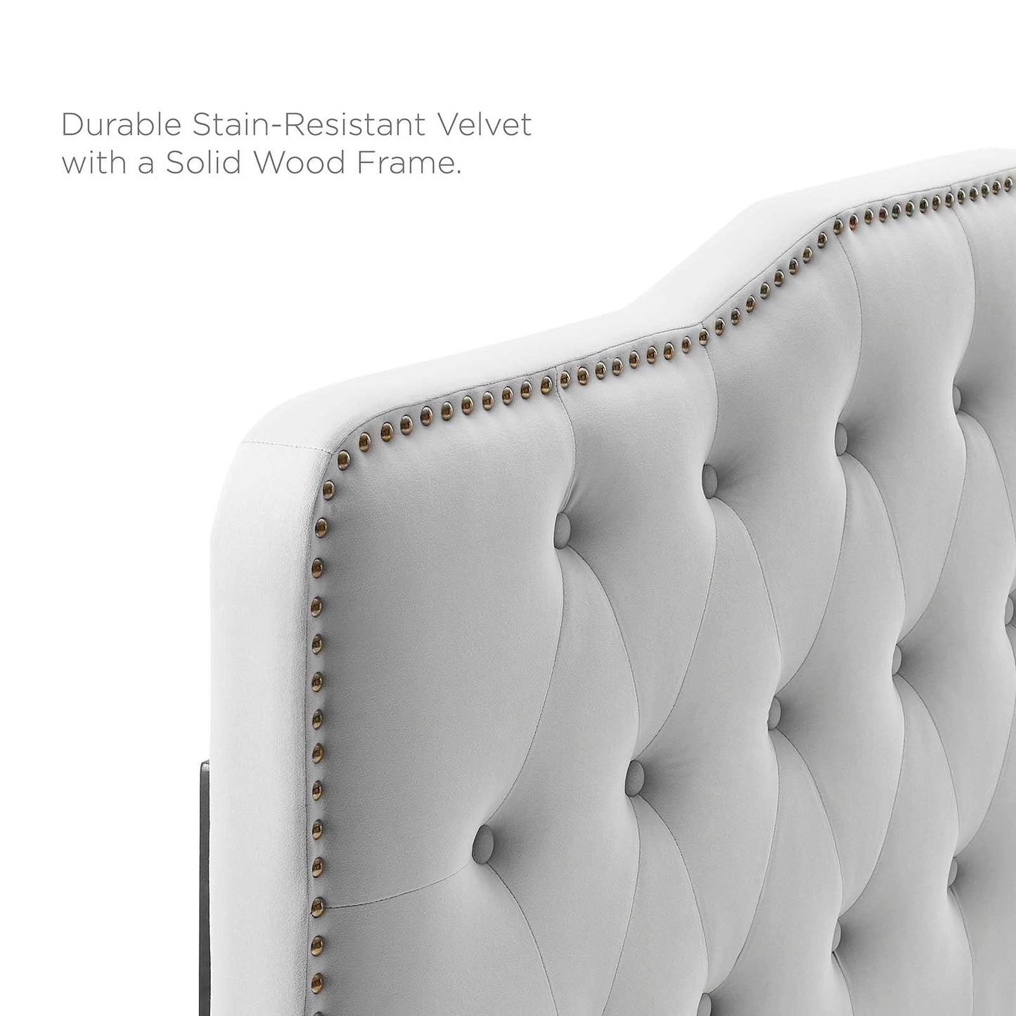 Amber Tufted Performance Velvet Twin Platform Bed by Modway