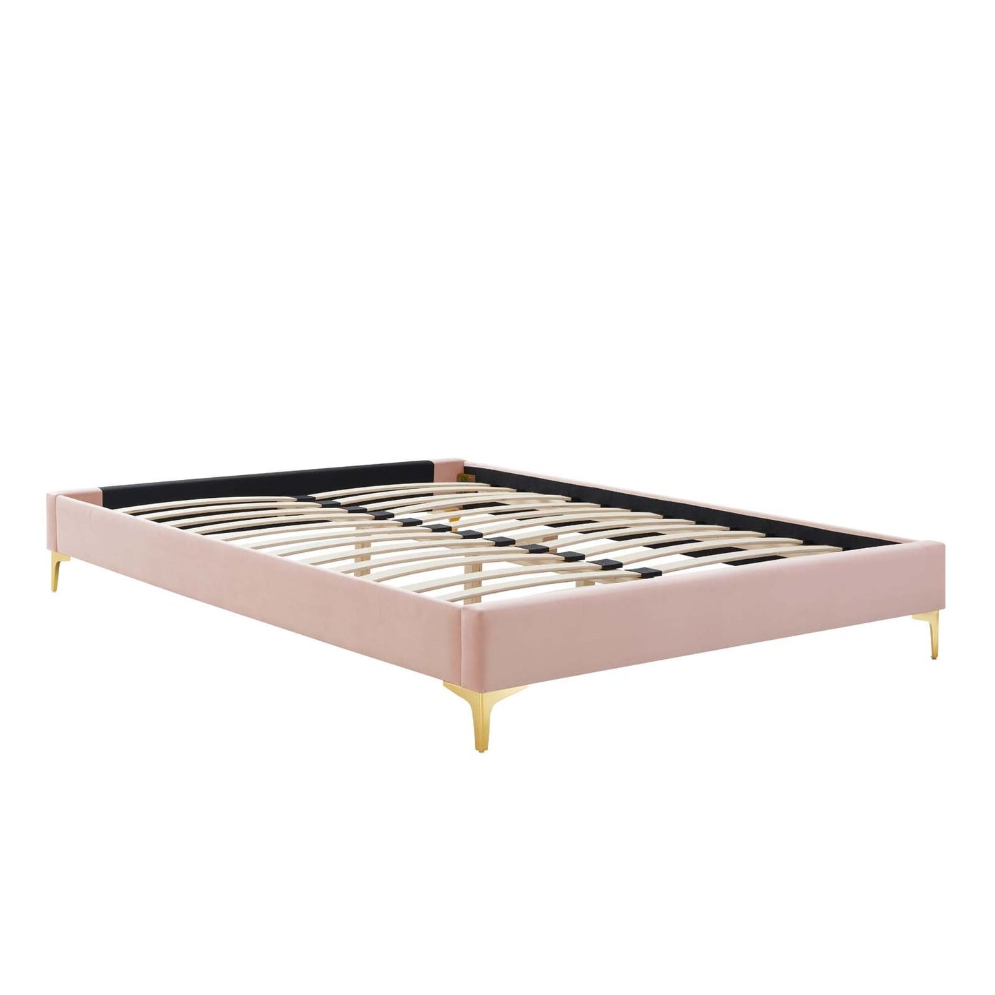 Amber Tufted Performance Velvet Twin Platform Bed by Modway
