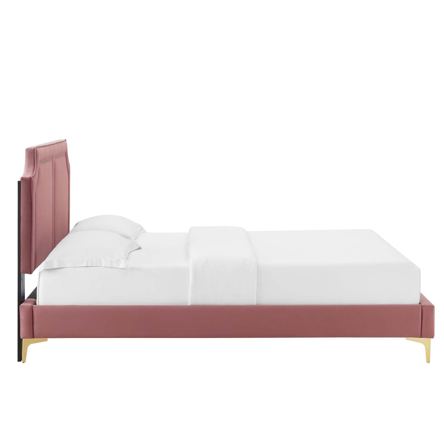 Novi Performance Velvet Twin Bed by Modway