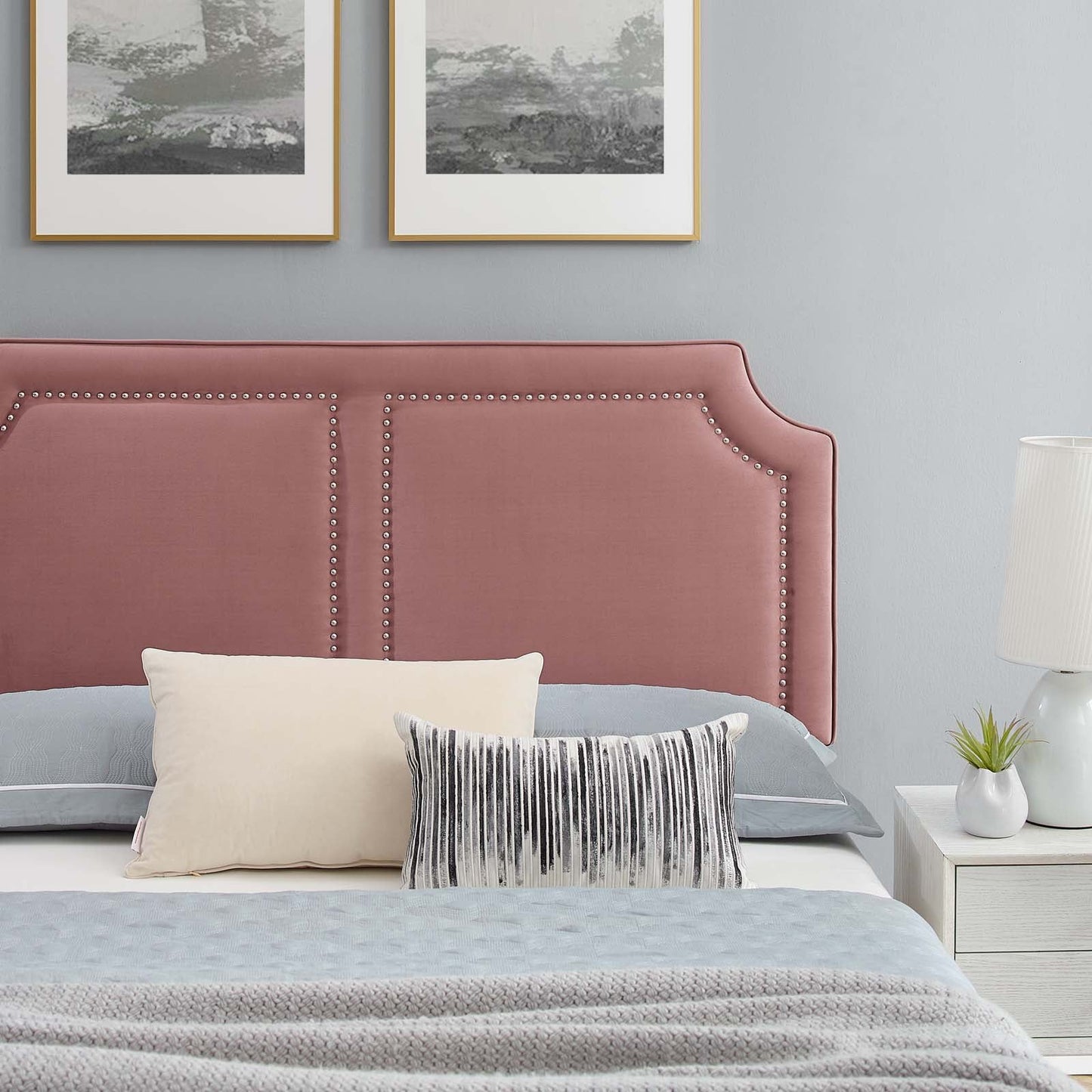 Novi Performance Velvet Twin Bed by Modway