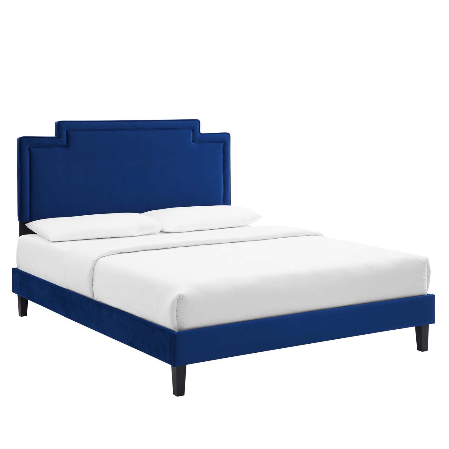 Liva Performance Velvet Queen Bed by Modway