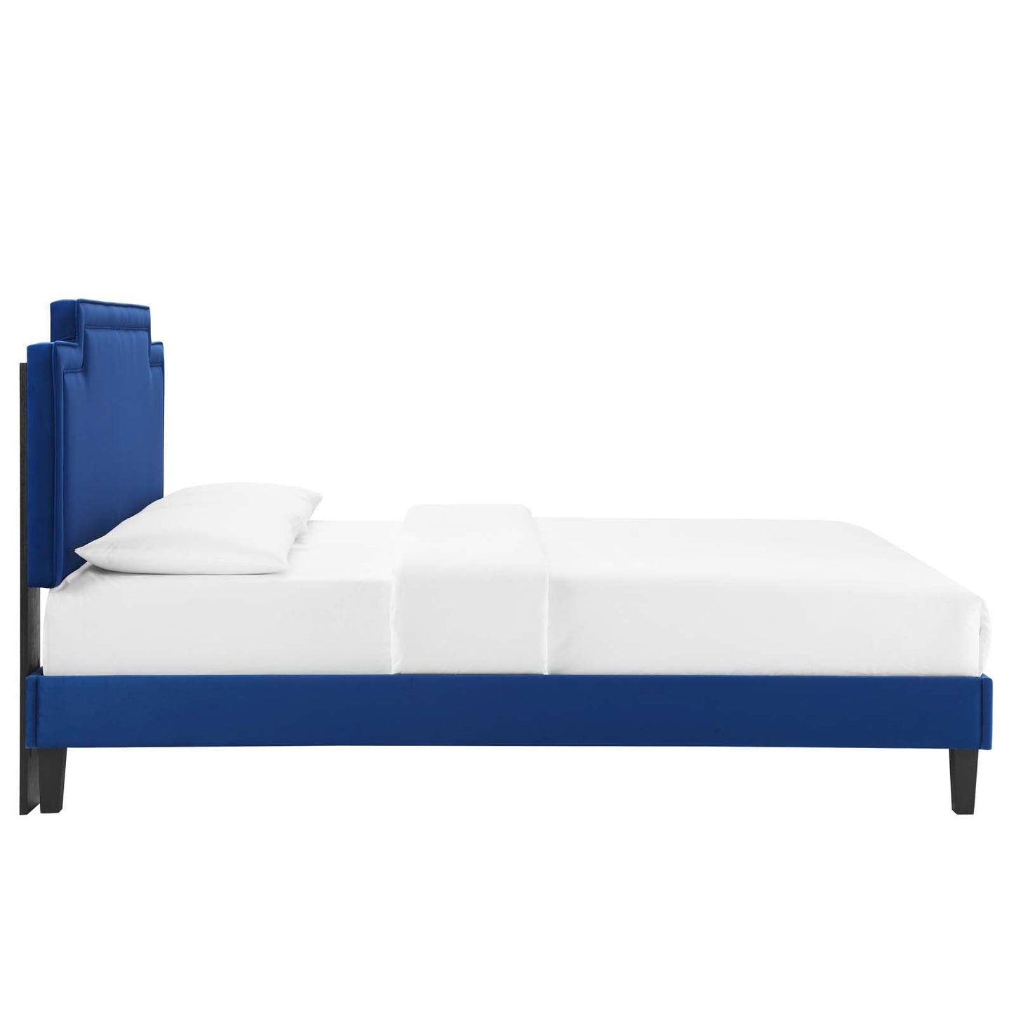 Liva Performance Velvet Queen Bed by Modway