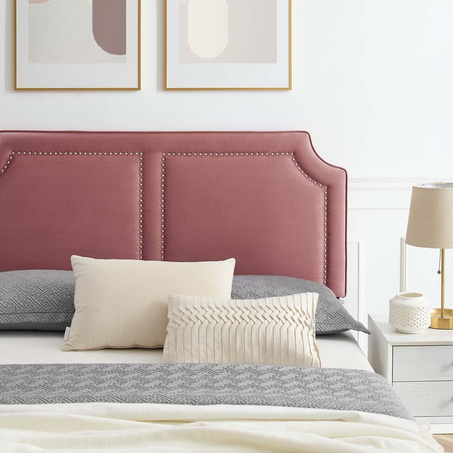 Novi Performance Velvet King Bed by Modway