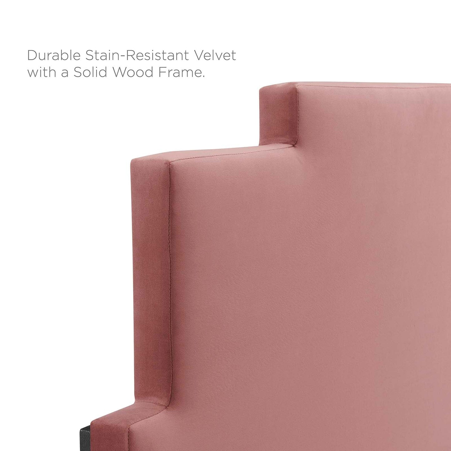 Lindsey Performance Velvet Twin Platform Bed by Modway