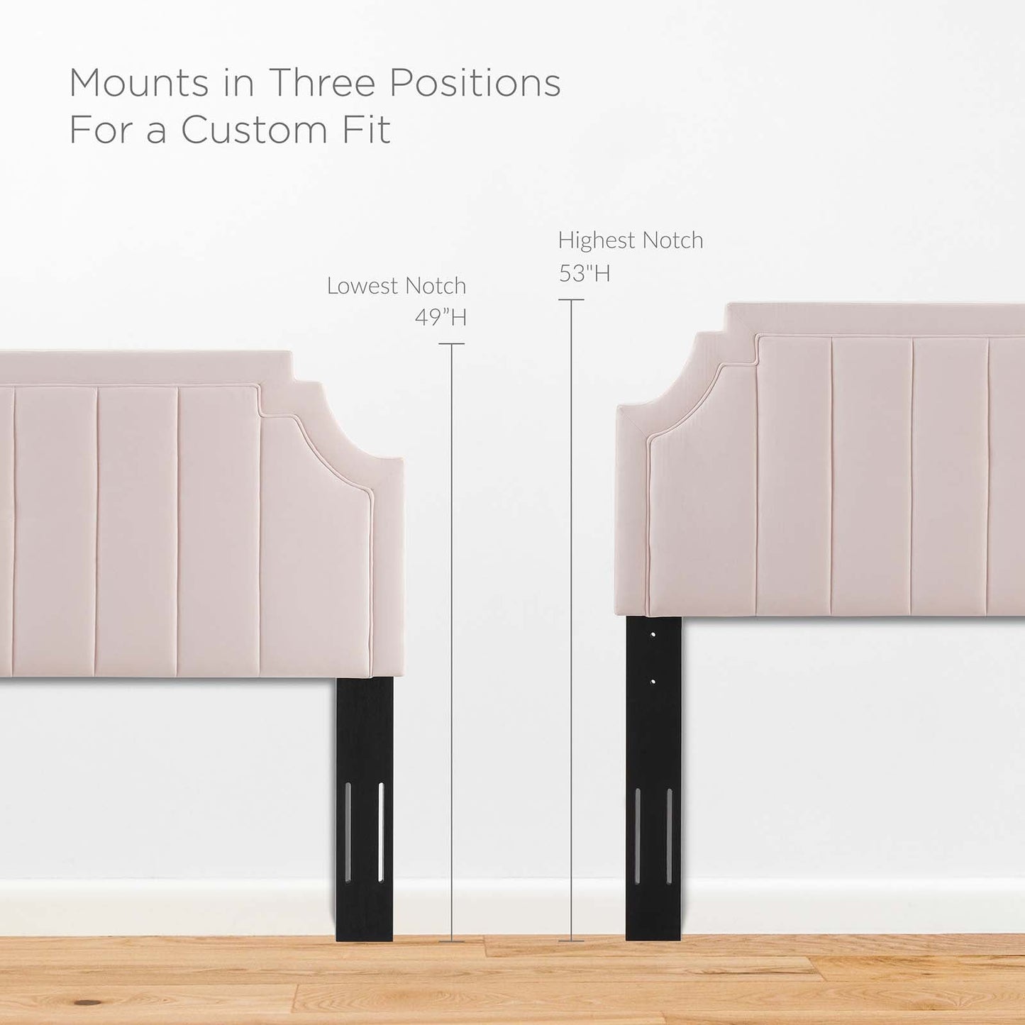 Sienna Performance Velvet Twin Platform Bed by Modway
