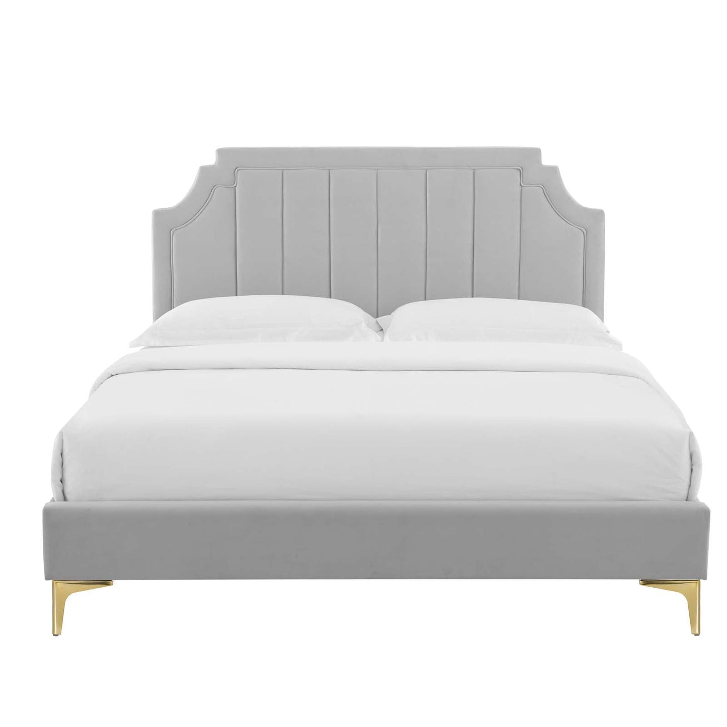 Sienna Performance Velvet Full Platform Bed by Modway