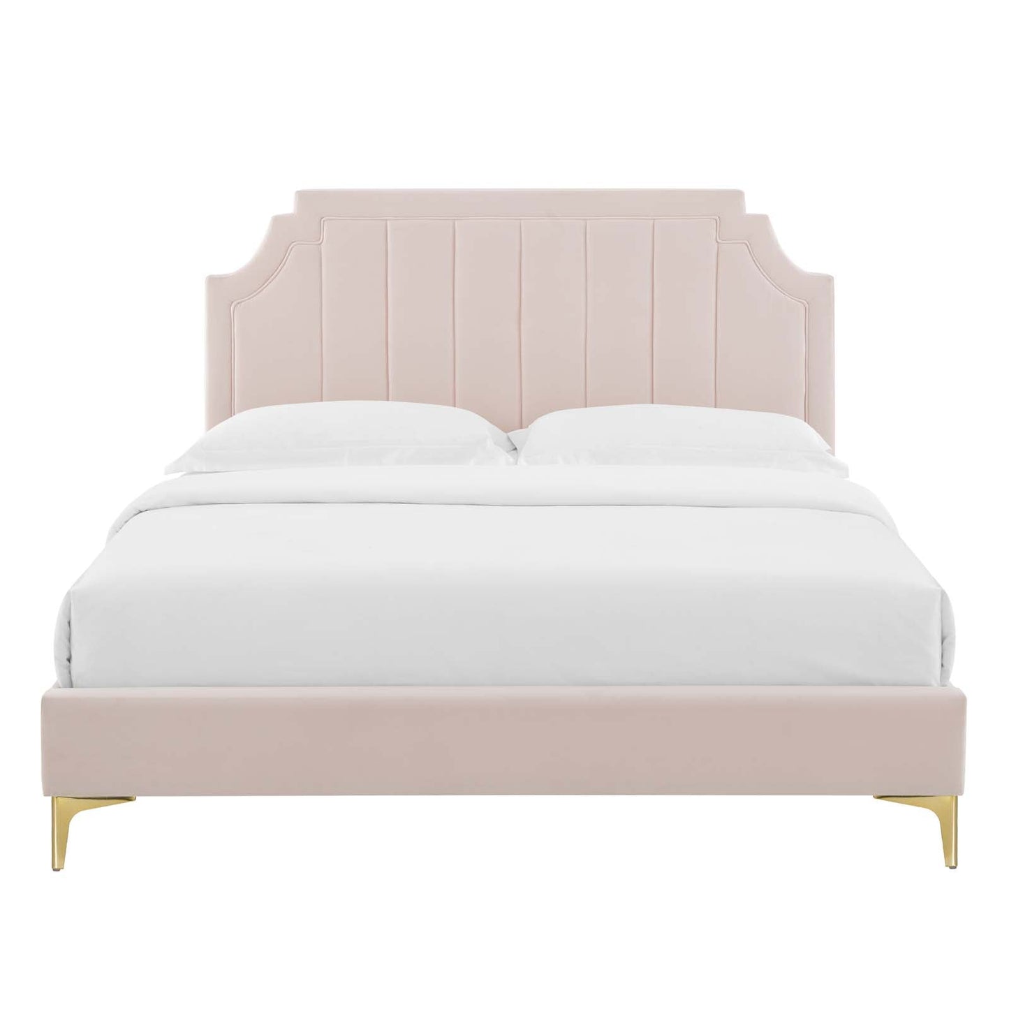 Sienna Performance Velvet Full Platform Bed by Modway