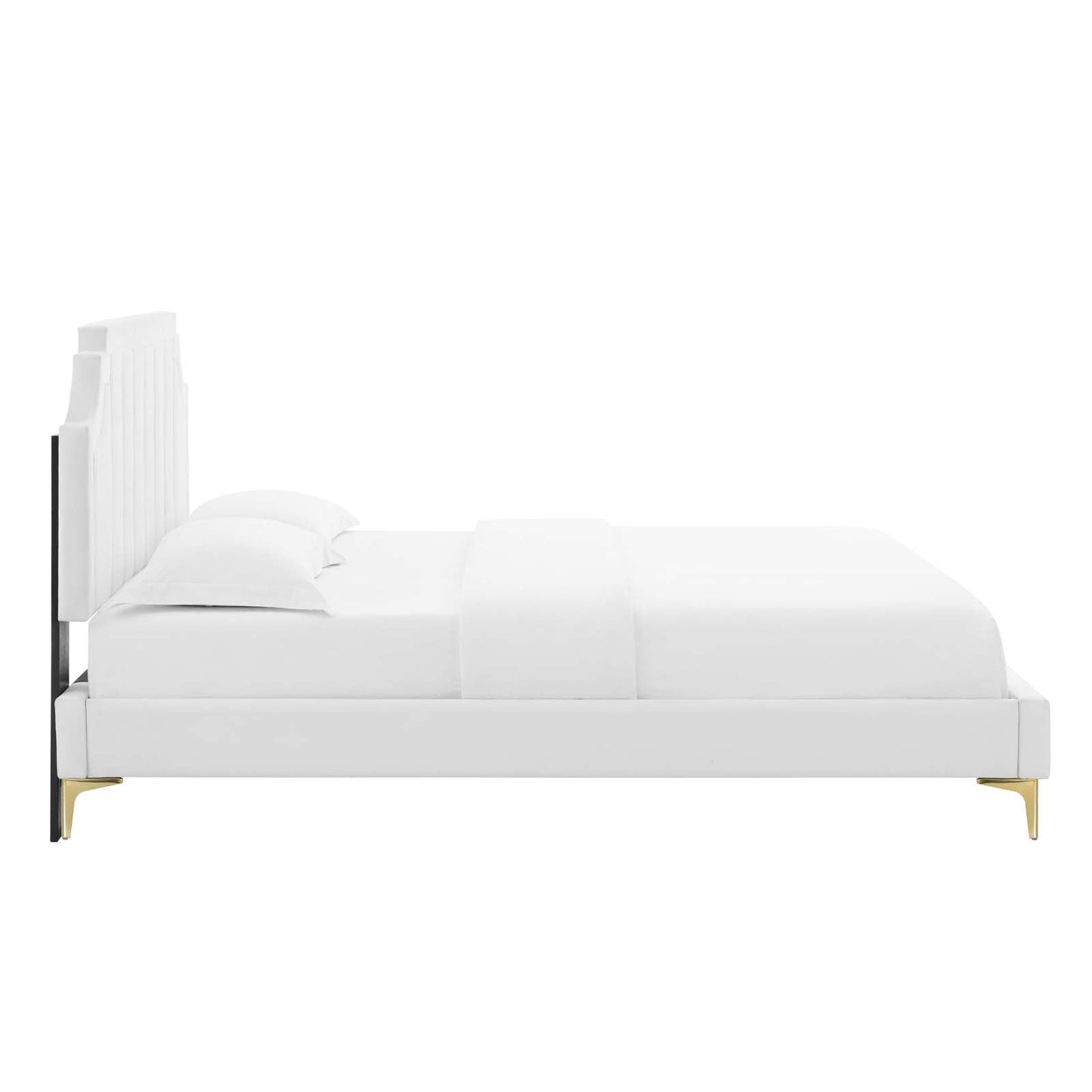 Sienna Performance Velvet Full Platform Bed by Modway