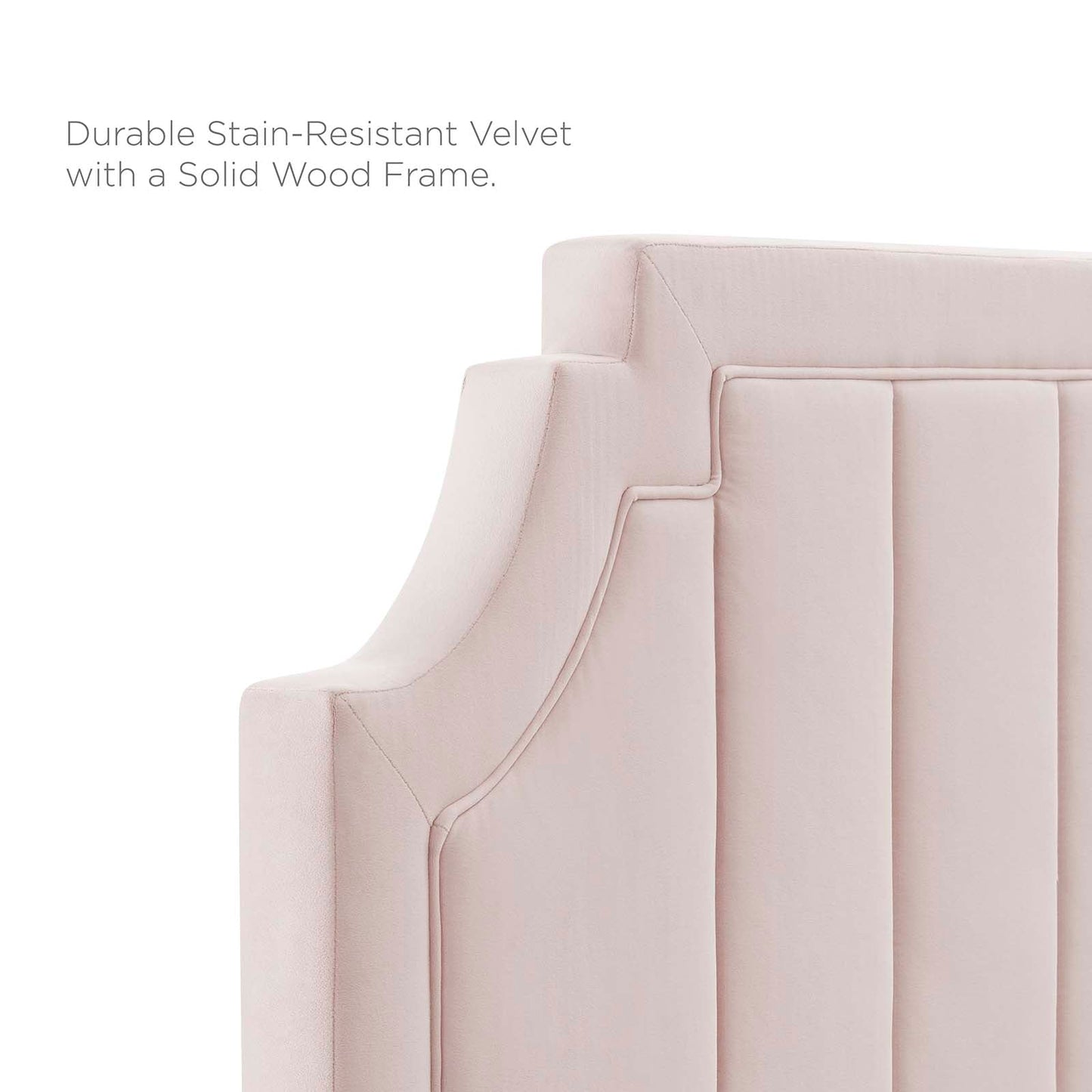Sienna Performance Velvet Full Platform Bed by Modway