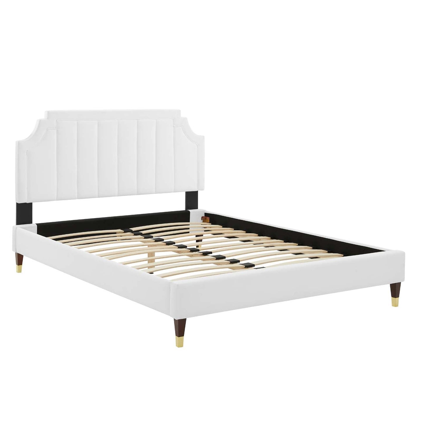 Sienna Performance Velvet King Platform Bed by Modway