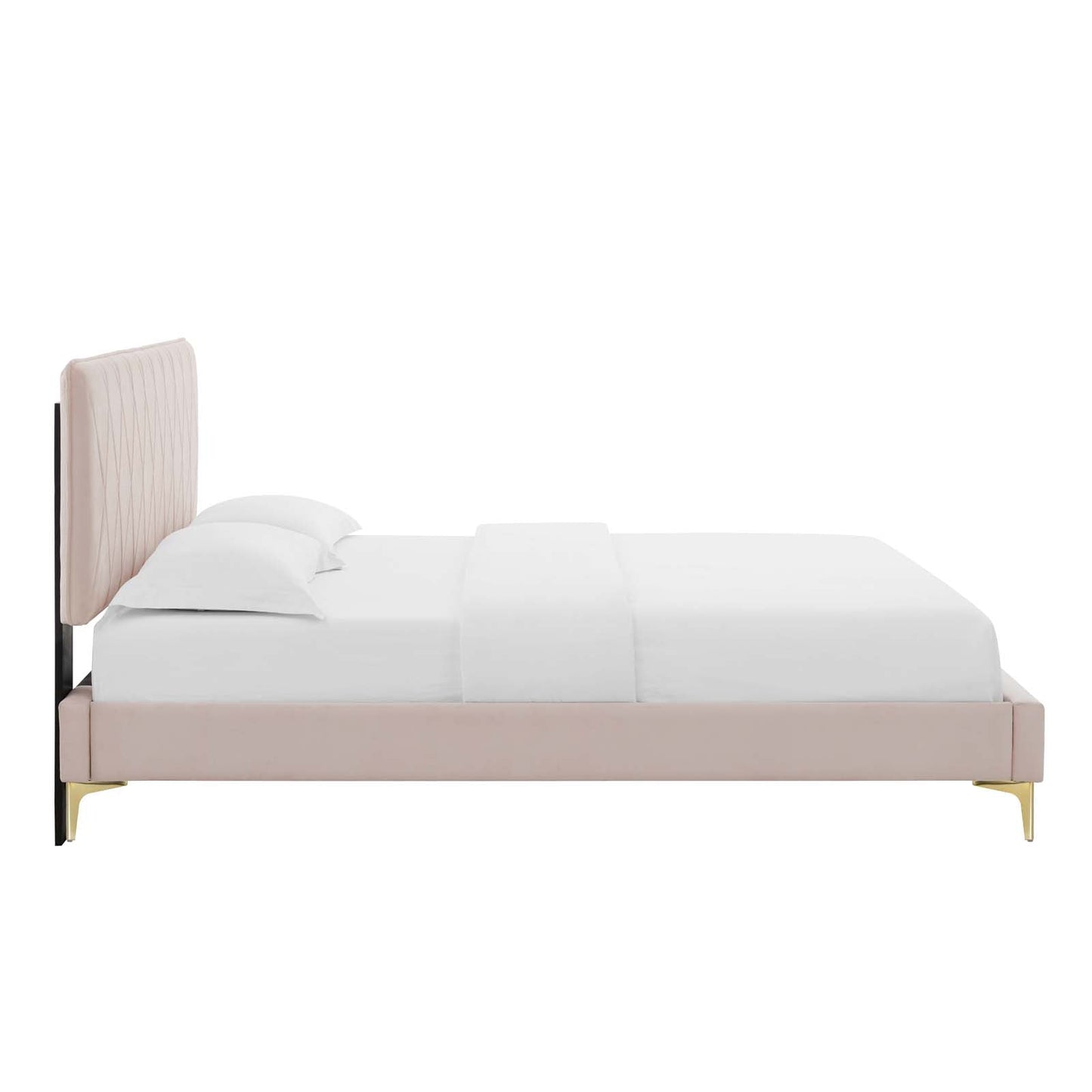 Phillipa Performance Velvet King Platform Bed by Modway