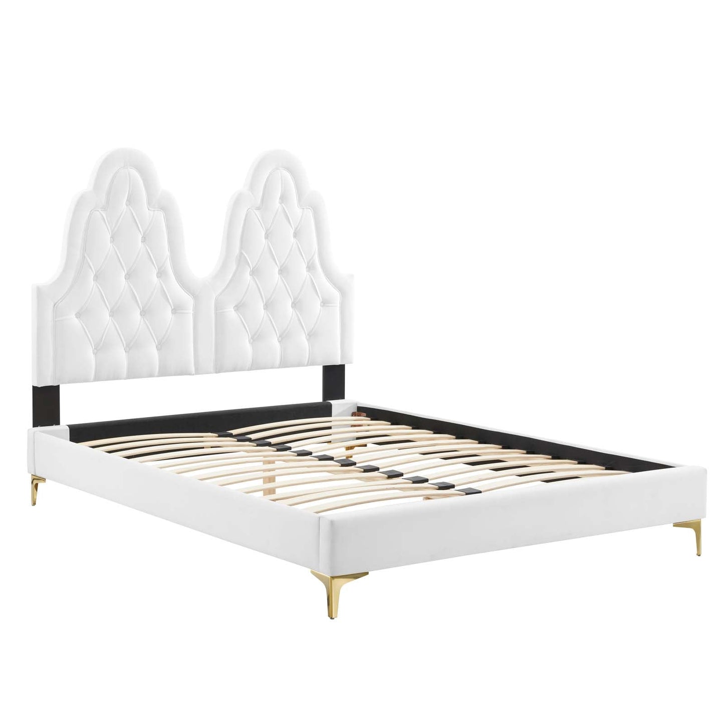 Alexandria Tufted Performance Velvet Twin Platform Bed by Modway