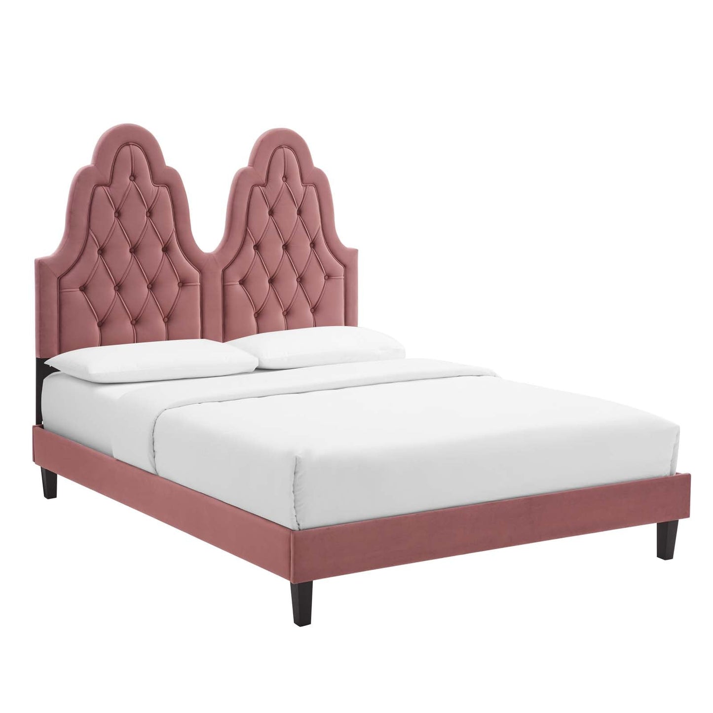 Alexandria Tufted Performance Velvet Twin Platform Bed by Modway