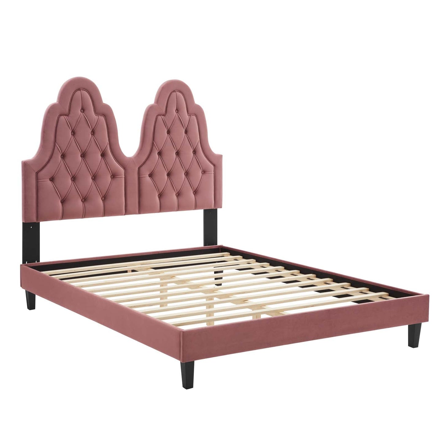 Alexandria Tufted Performance Velvet Twin Platform Bed by Modway