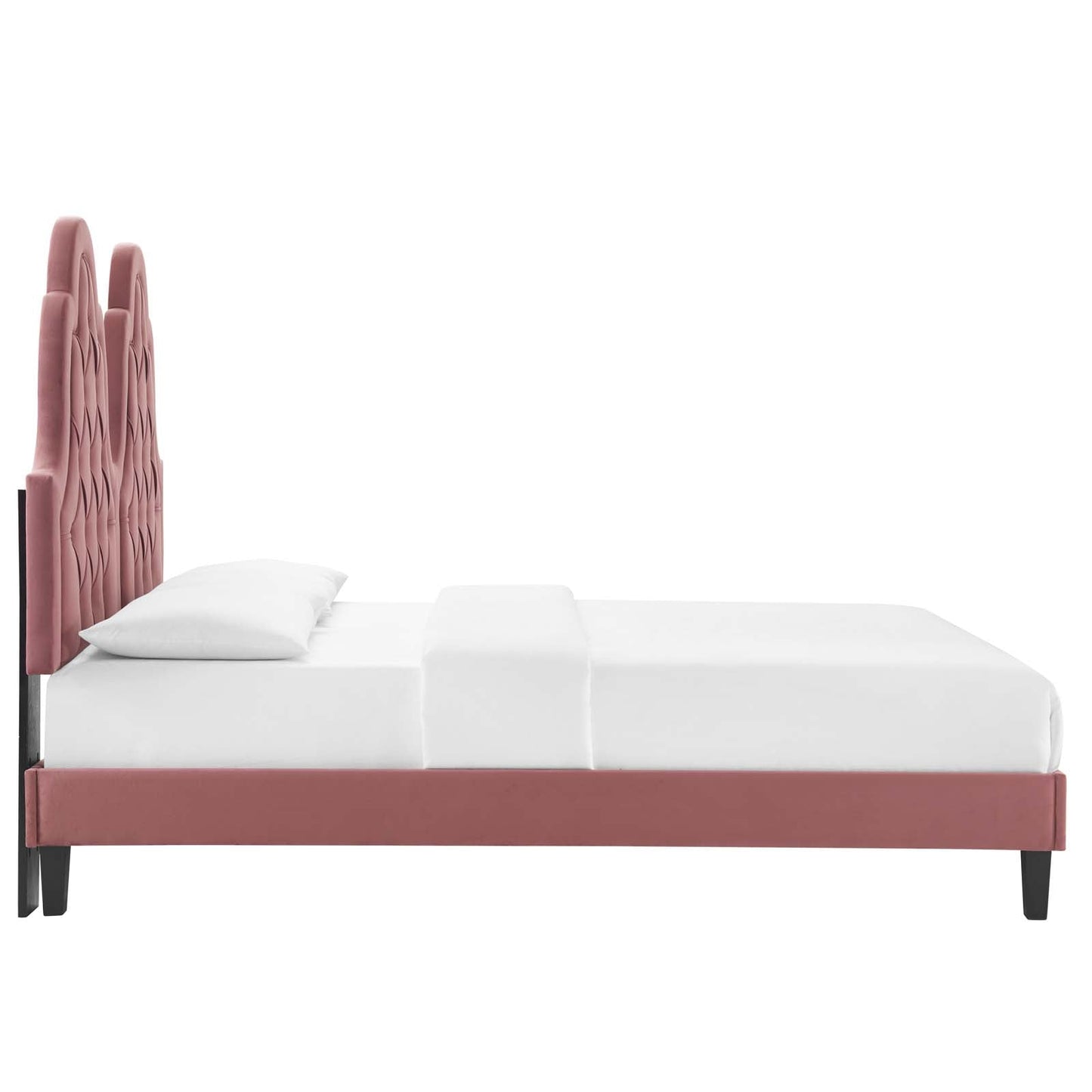 Alexandria Tufted Performance Velvet Twin Platform Bed by Modway