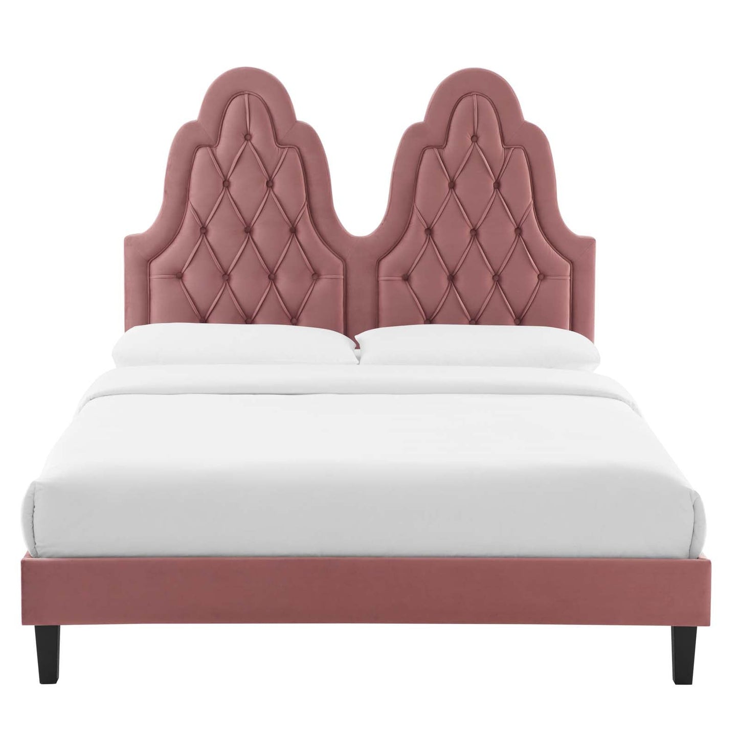 Alexandria Tufted Performance Velvet Twin Platform Bed by Modway