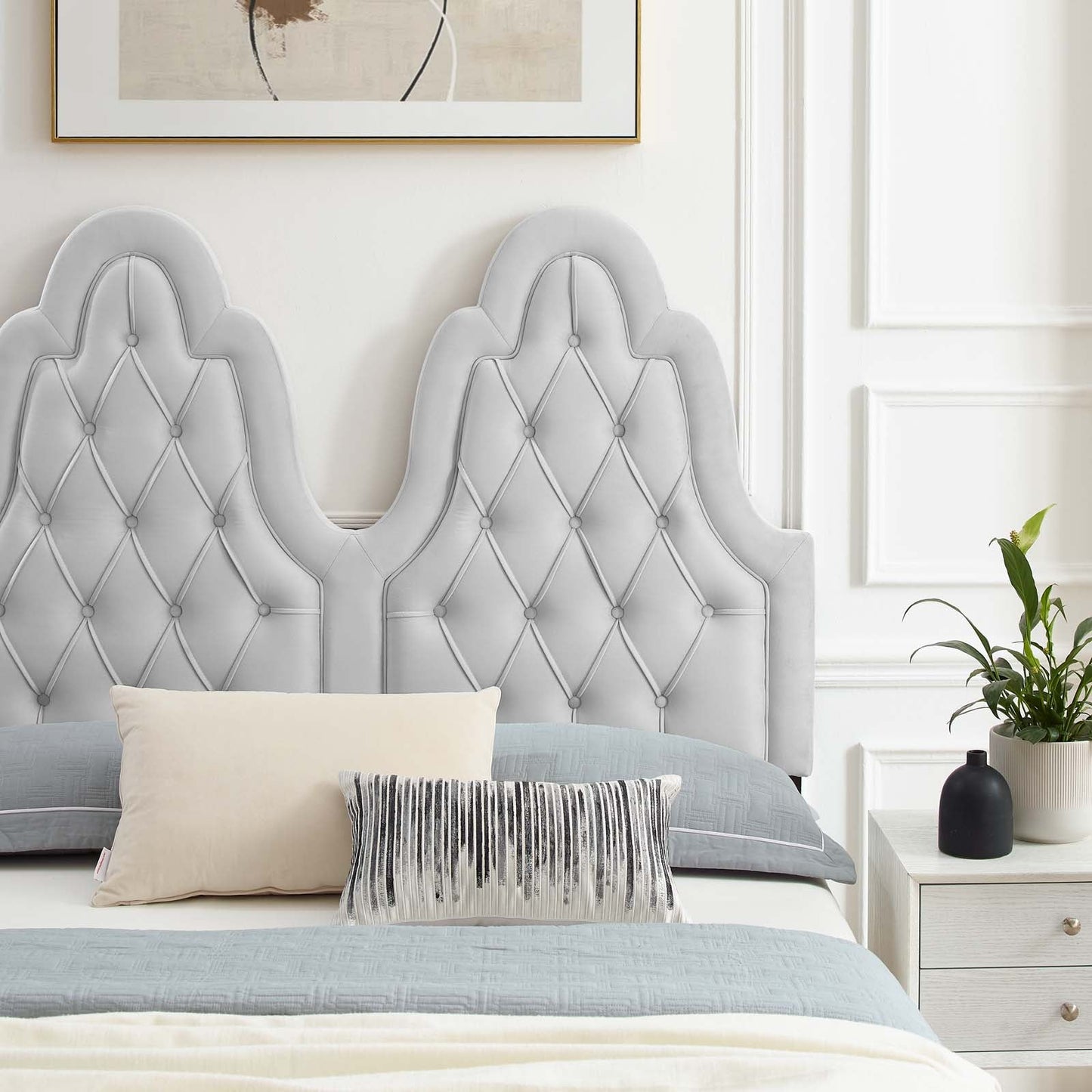 Alexandria Tufted Performance Velvet Twin Platform Bed by Modway