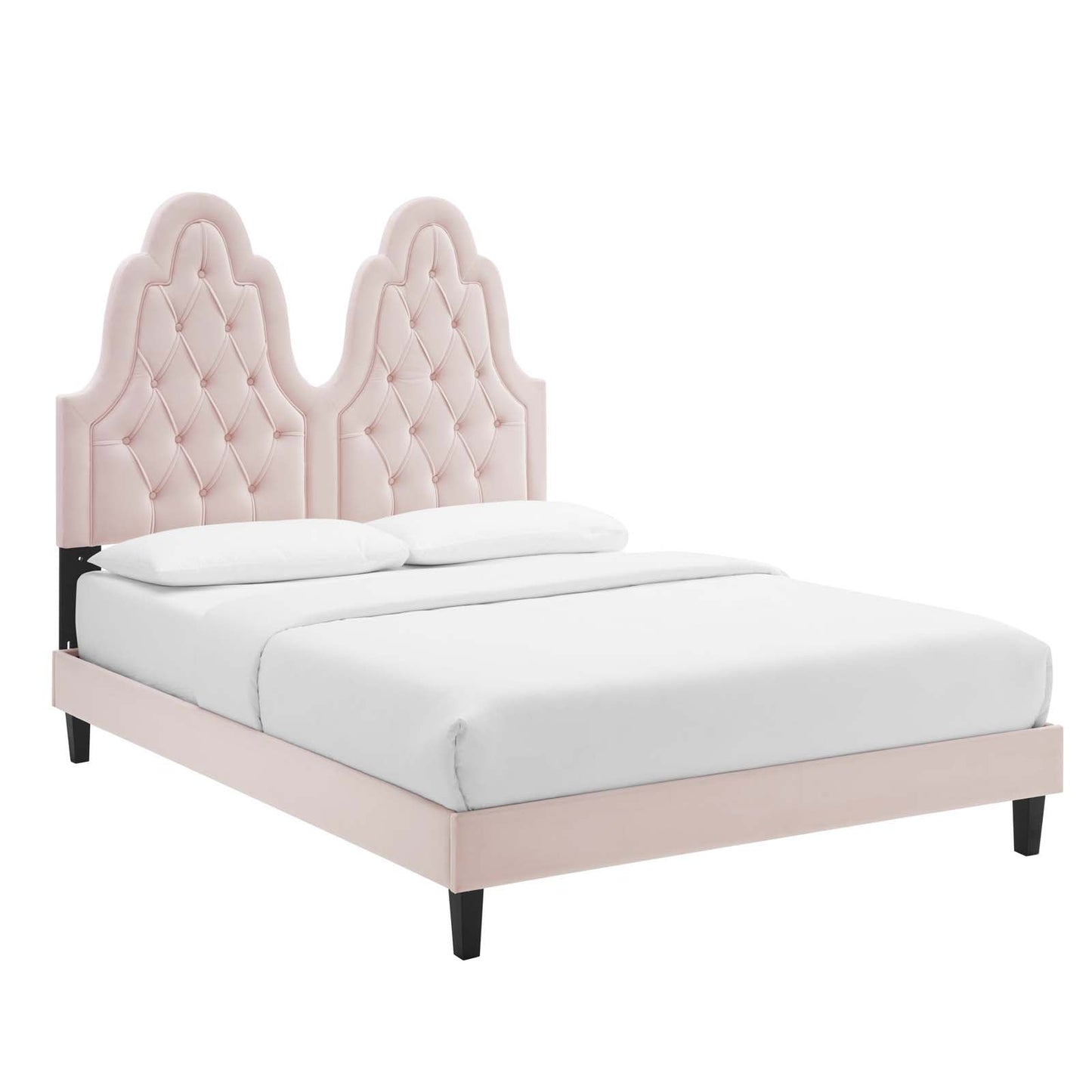 Alexandria Tufted Performance Velvet Twin Platform Bed by Modway