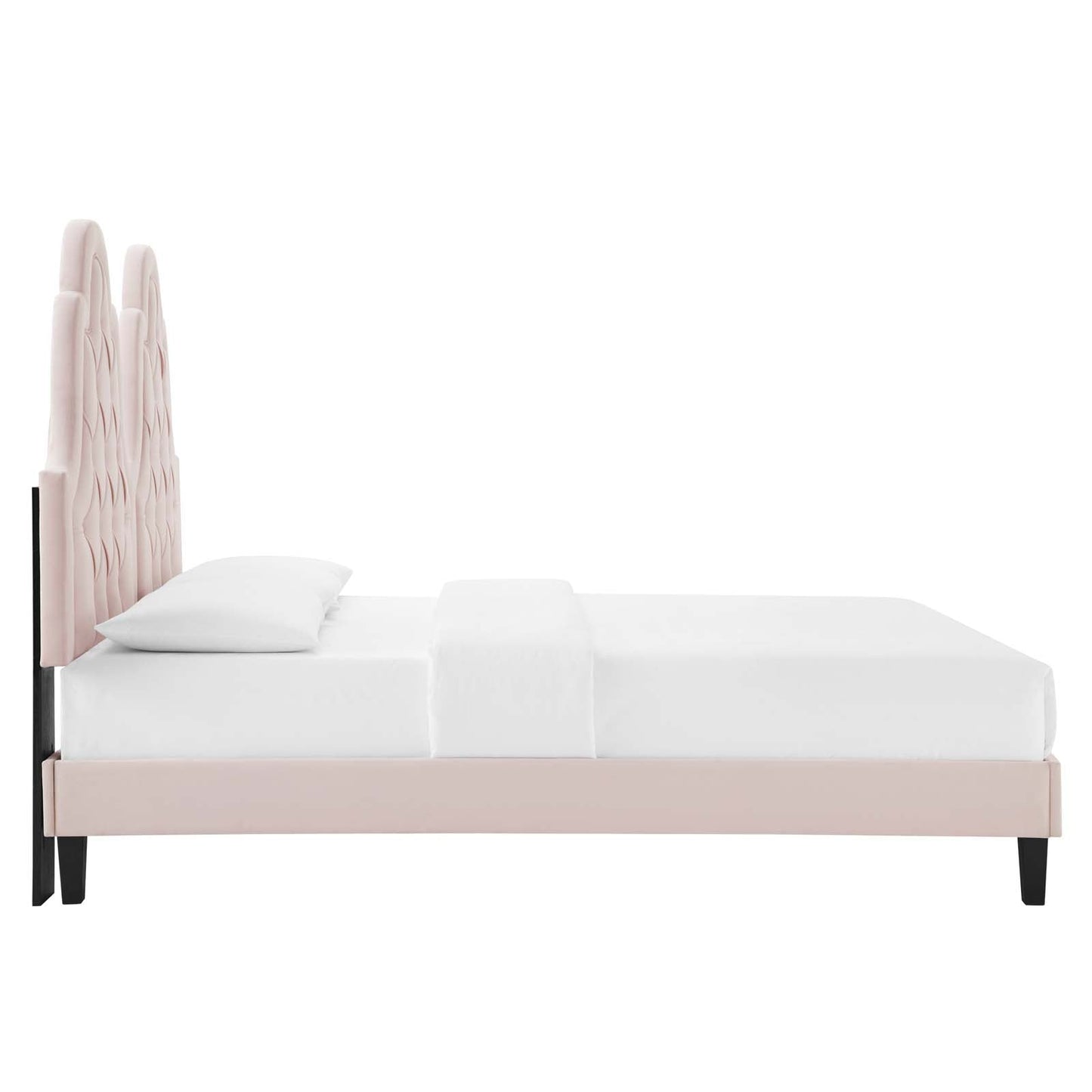 Alexandria Tufted Performance Velvet Twin Platform Bed by Modway