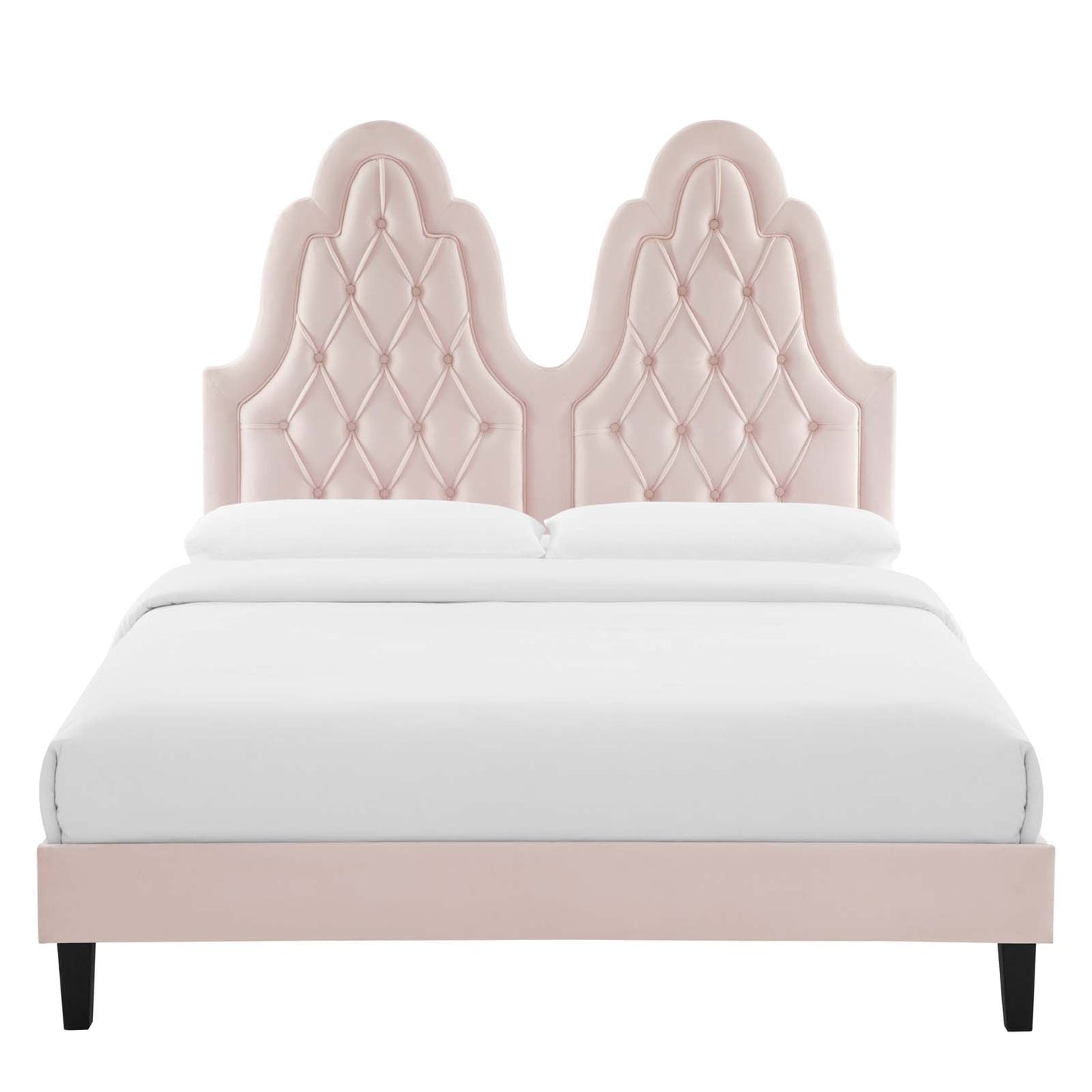 Alexandria Tufted Performance Velvet Twin Platform Bed by Modway