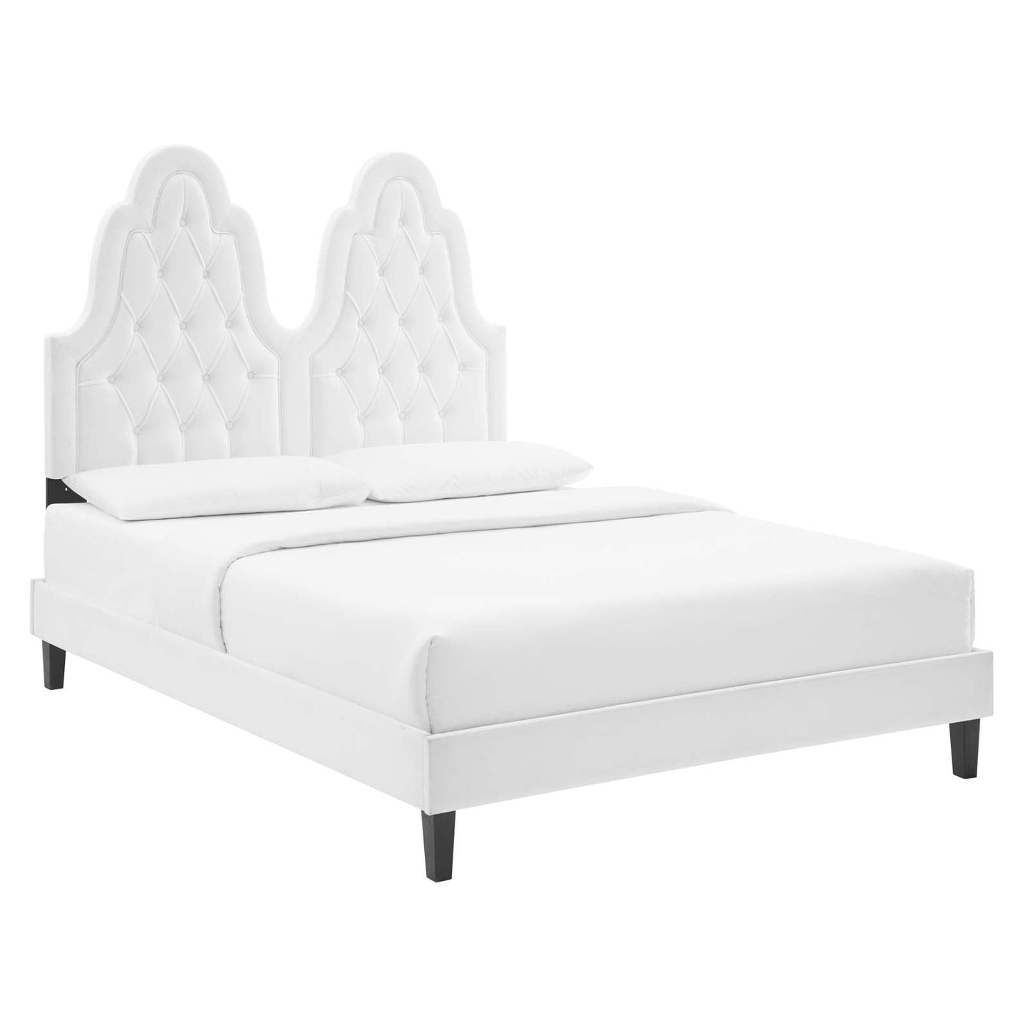 Alexandria Tufted Performance Velvet Twin Platform Bed by Modway