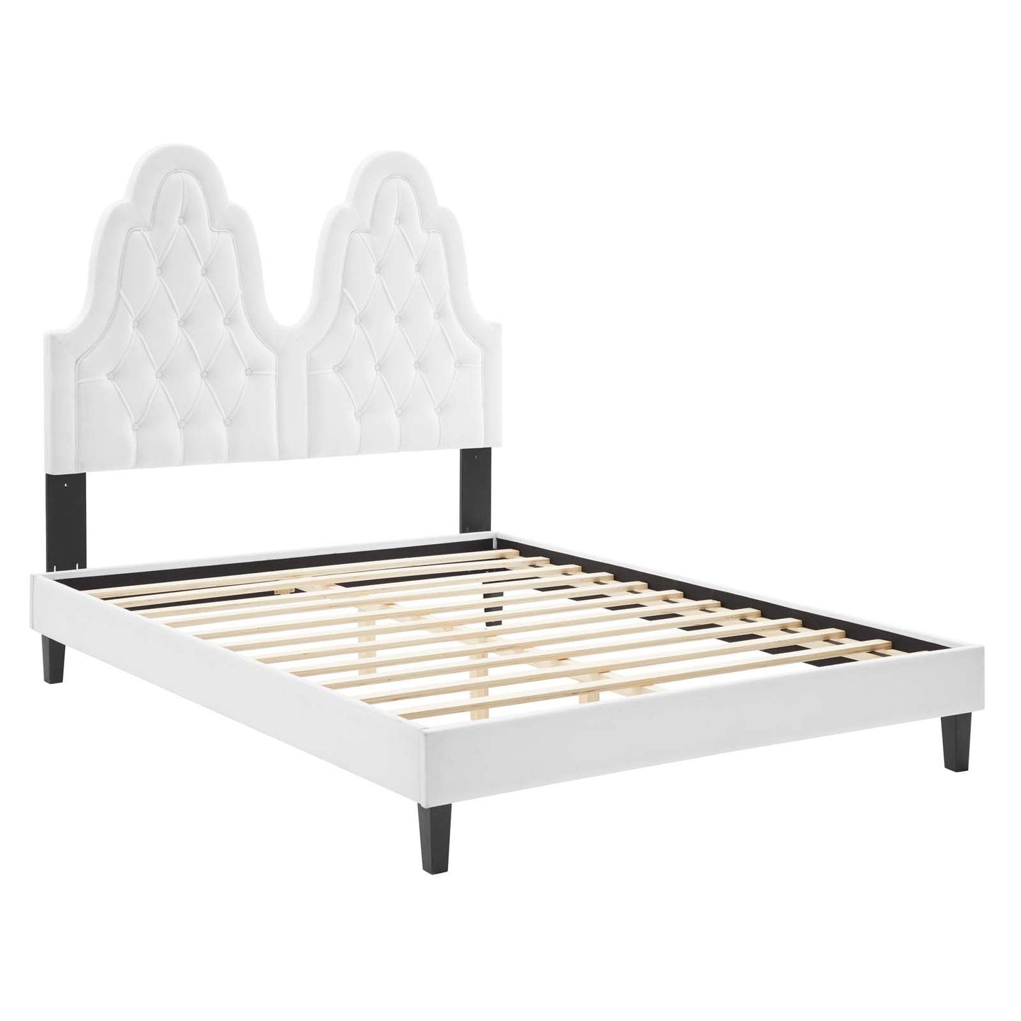 Alexandria Tufted Performance Velvet Twin Platform Bed by Modway