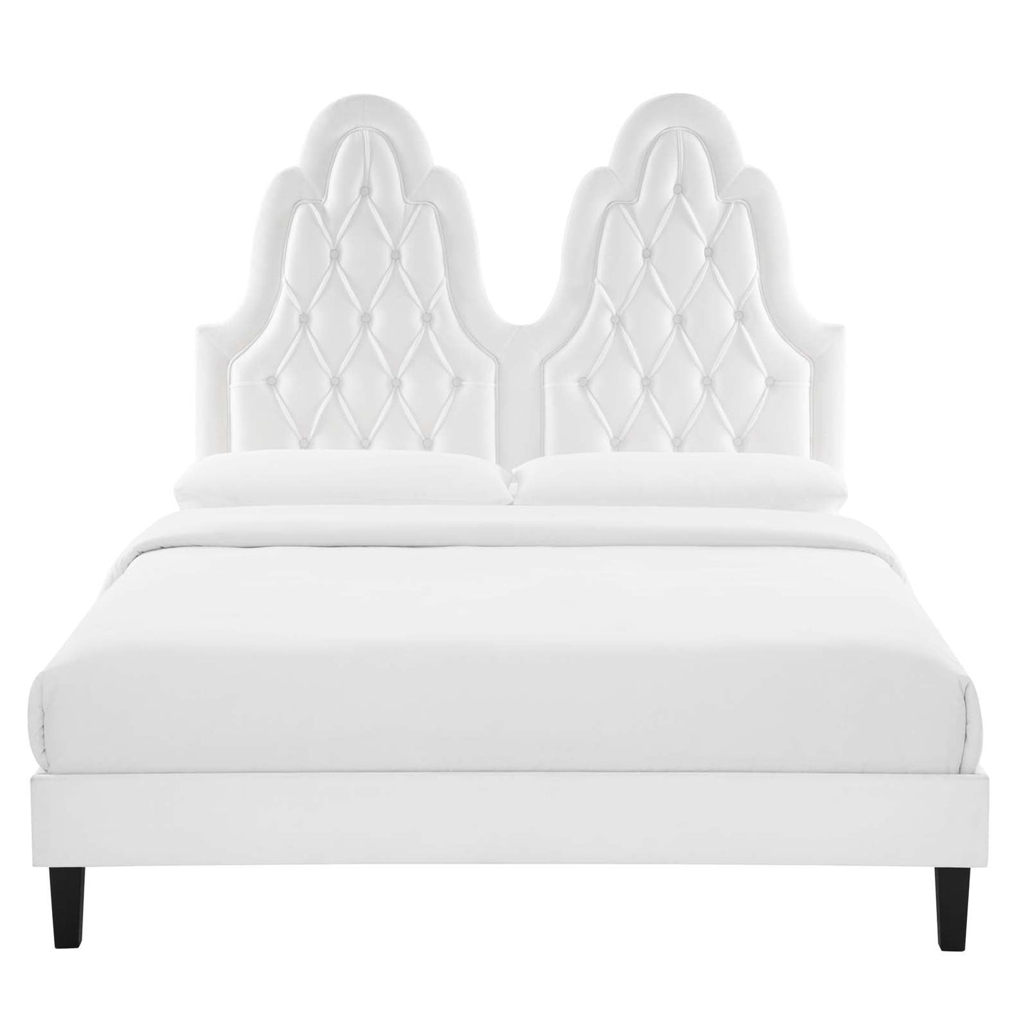 Alexandria Tufted Performance Velvet Twin Platform Bed by Modway