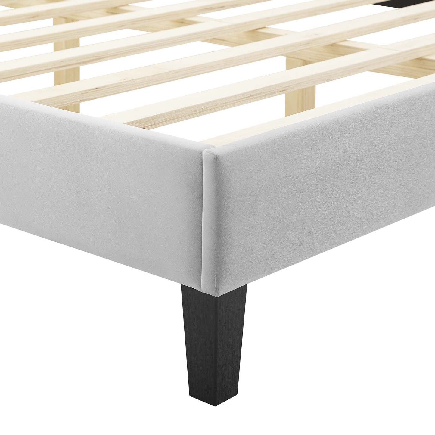 Alexandria Tufted Performance Velvet King Platform Bed by Modway