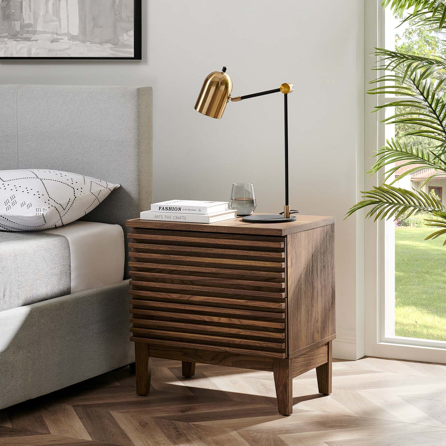 Render Two-Drawer Nightstand by Modway