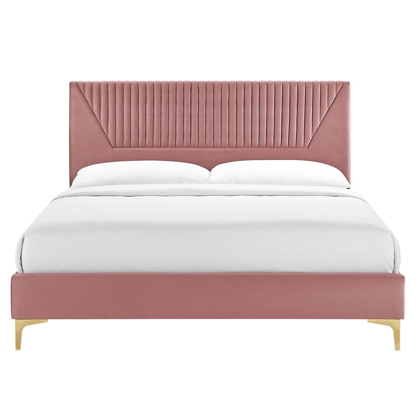 Yasmine Channel Tufted Performance Velvet Twin Pla