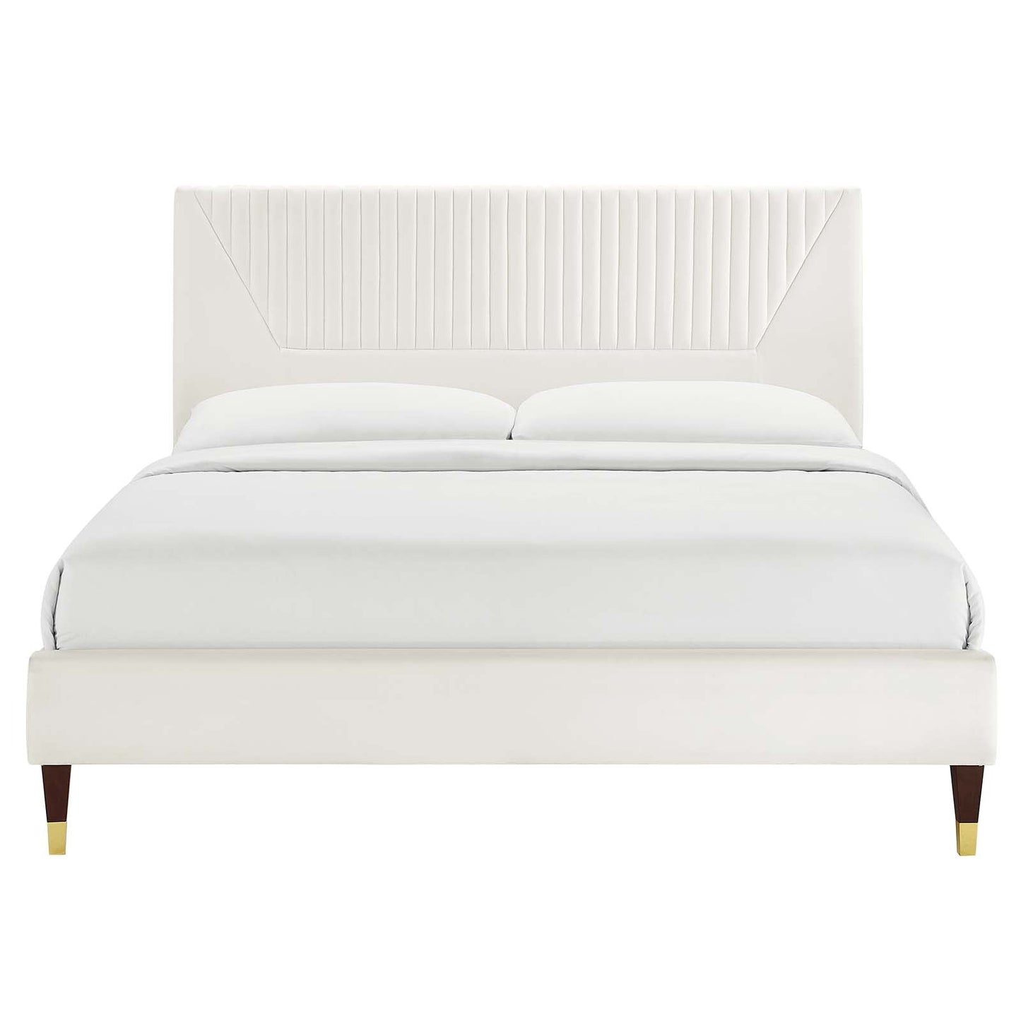 Yasmine Channel Tufted Performance Velvet Twin Pla