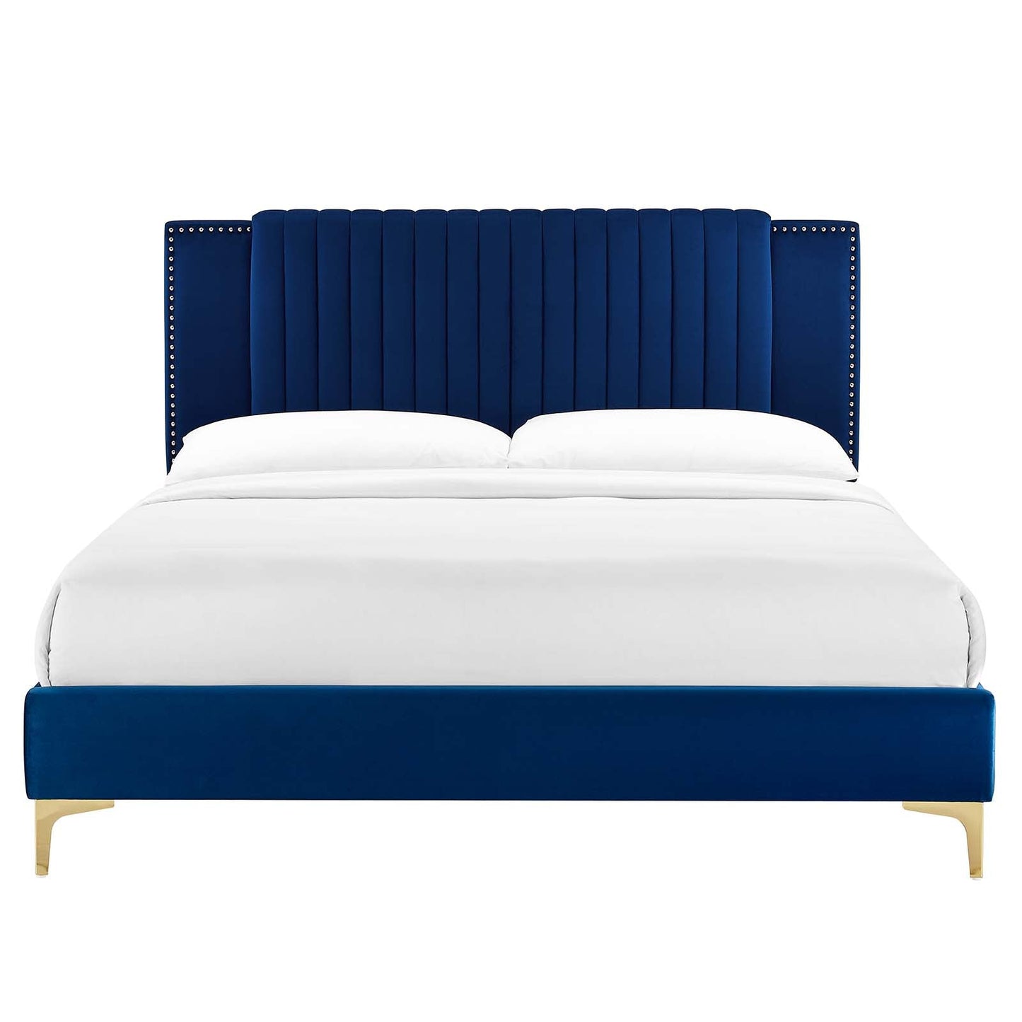 Zahra Channel Tufted Performance Velvet Full Platform Bed by Modway