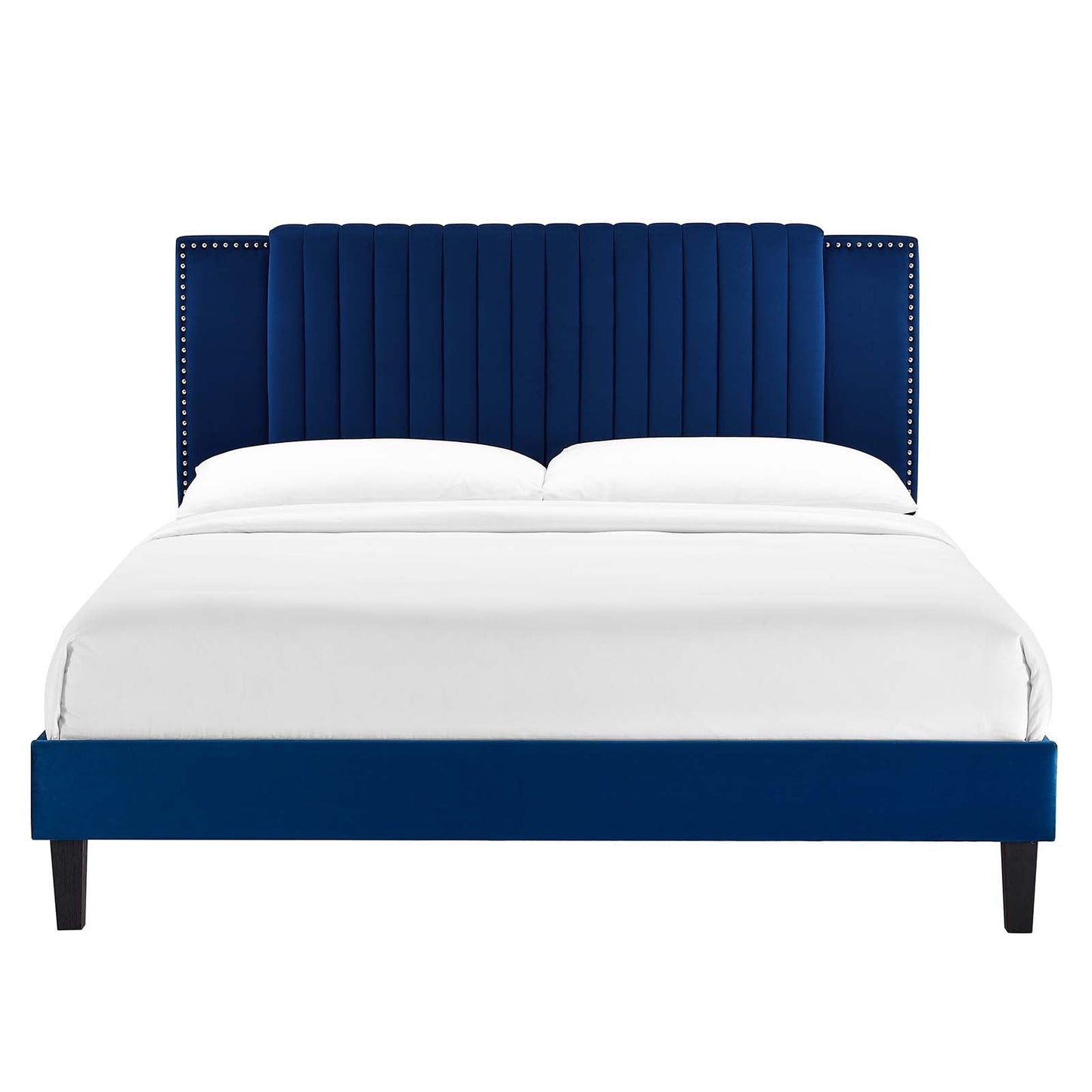 Zahra Channel Tufted Performance Velvet Full Platform Bed by Modway