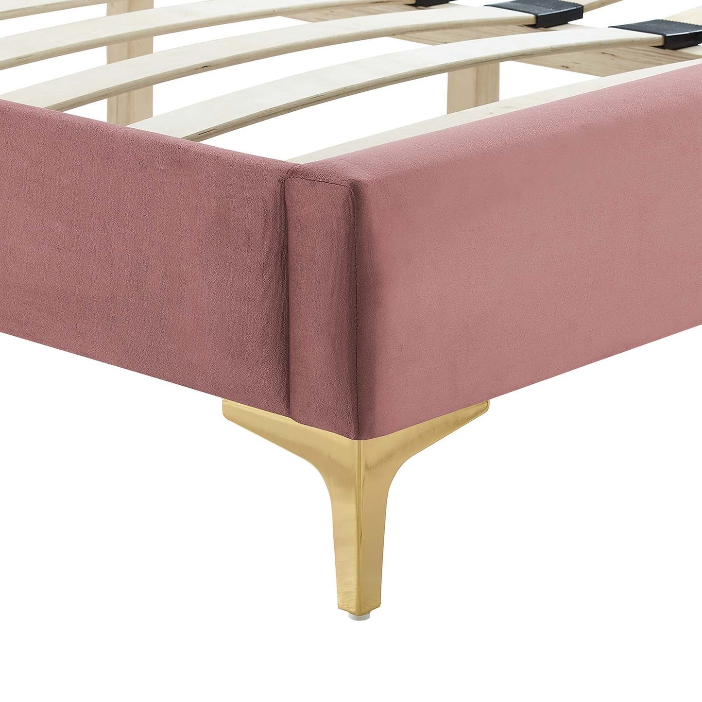 Yasmine Channel Tufted Performance Velvet King Platform Bed by Modway