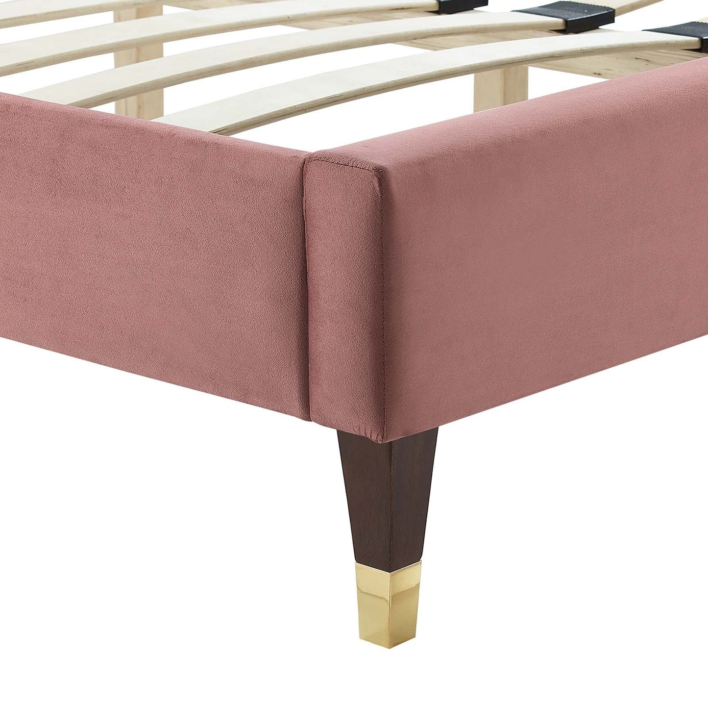Zahra Channel Tufted Performance Velvet King Platform Bed by Modway