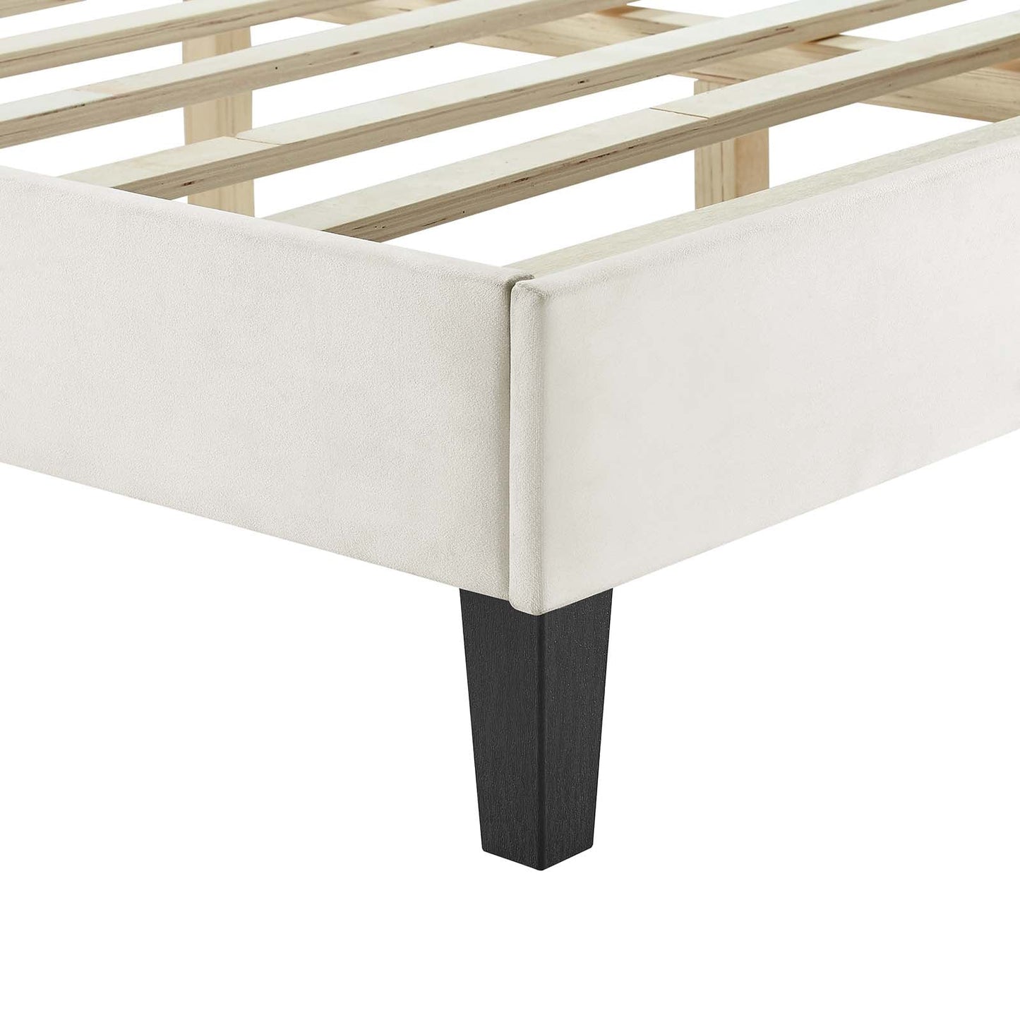 Zahra Channel Tufted Performance Velvet King Platf