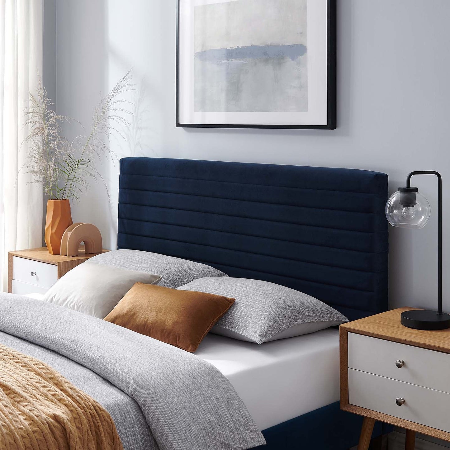 Tranquil Channel Tufted King/California King Headboard  by Modway