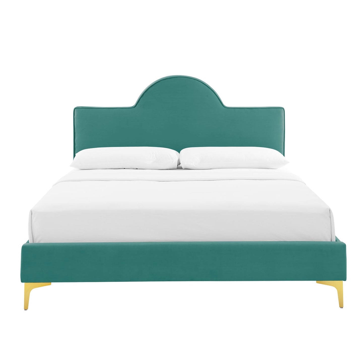 Sunny Performance Velvet King Bed by Modway