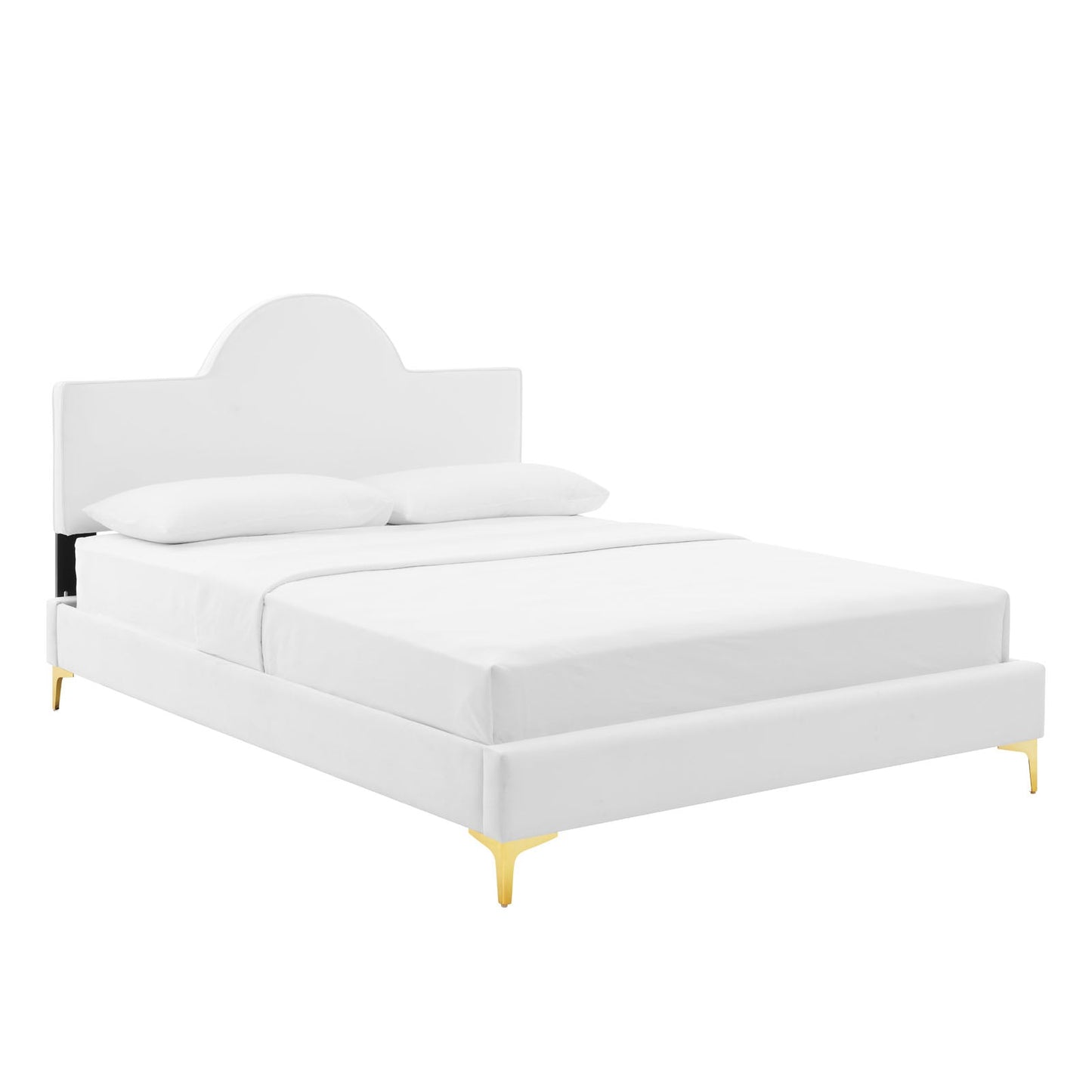 Sunny Performance Velvet King Bed by Modway