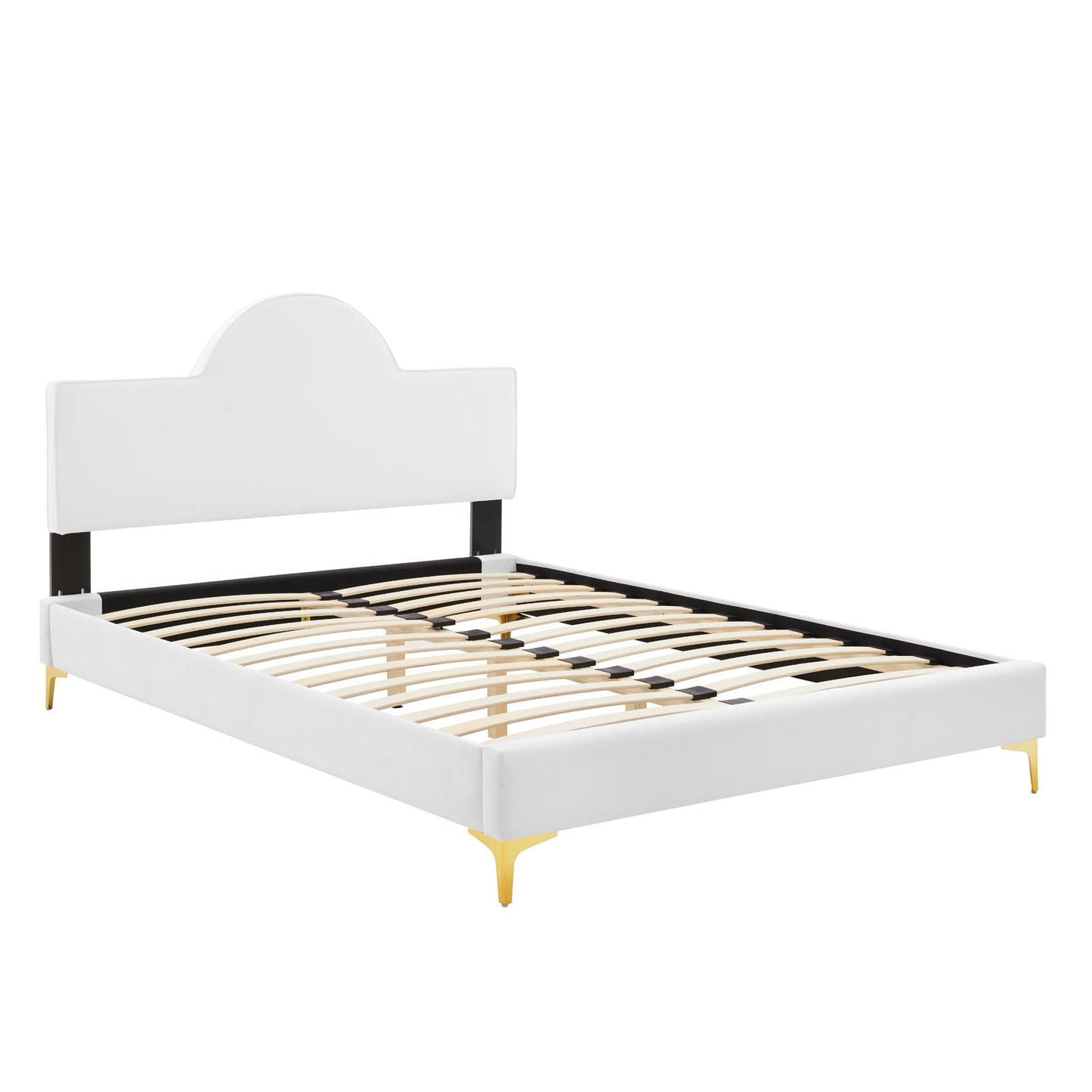 Sunny Performance Velvet King Bed by Modway